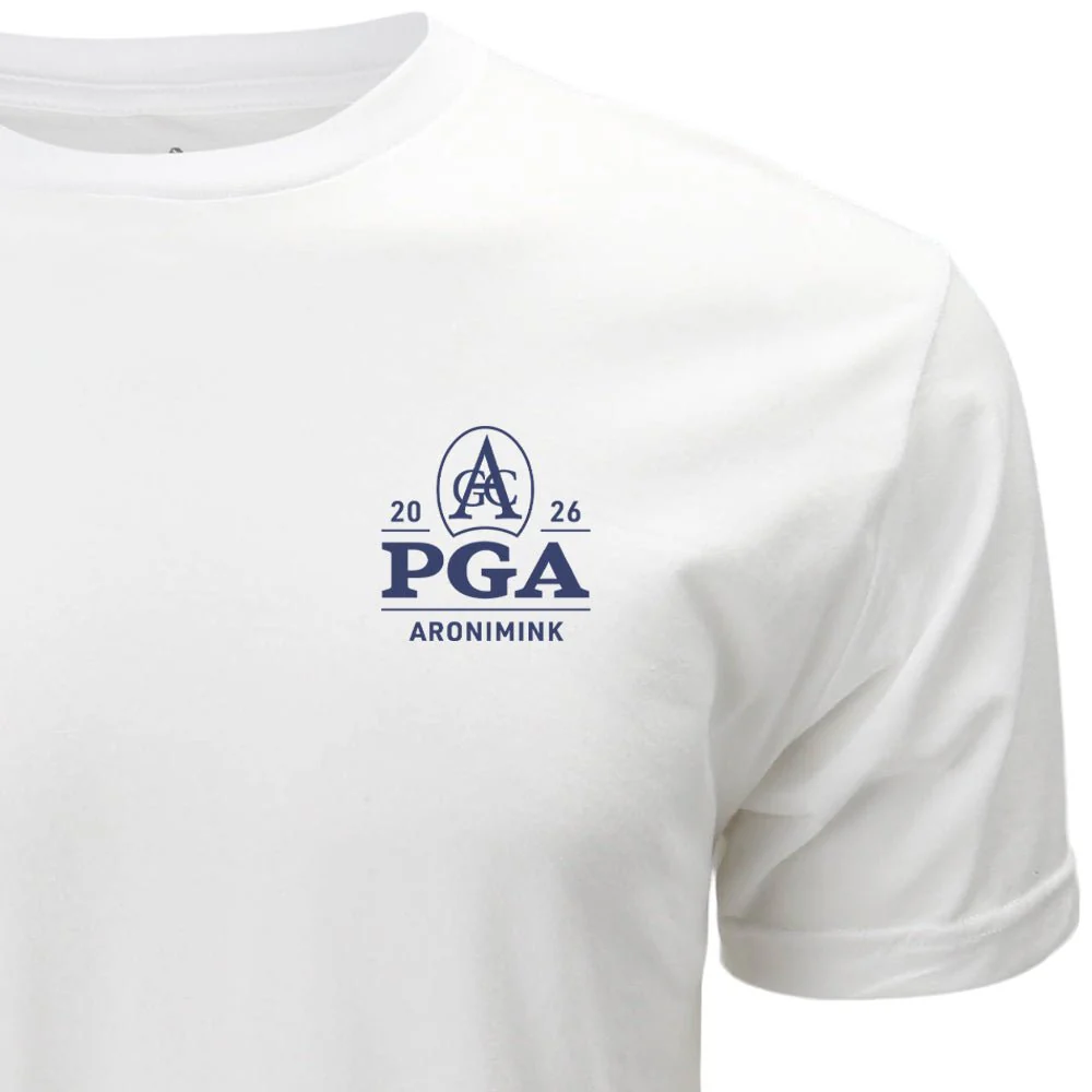 2026 PGA Aronimink Poster T-Shirt by Lee Wybranski - Image 3