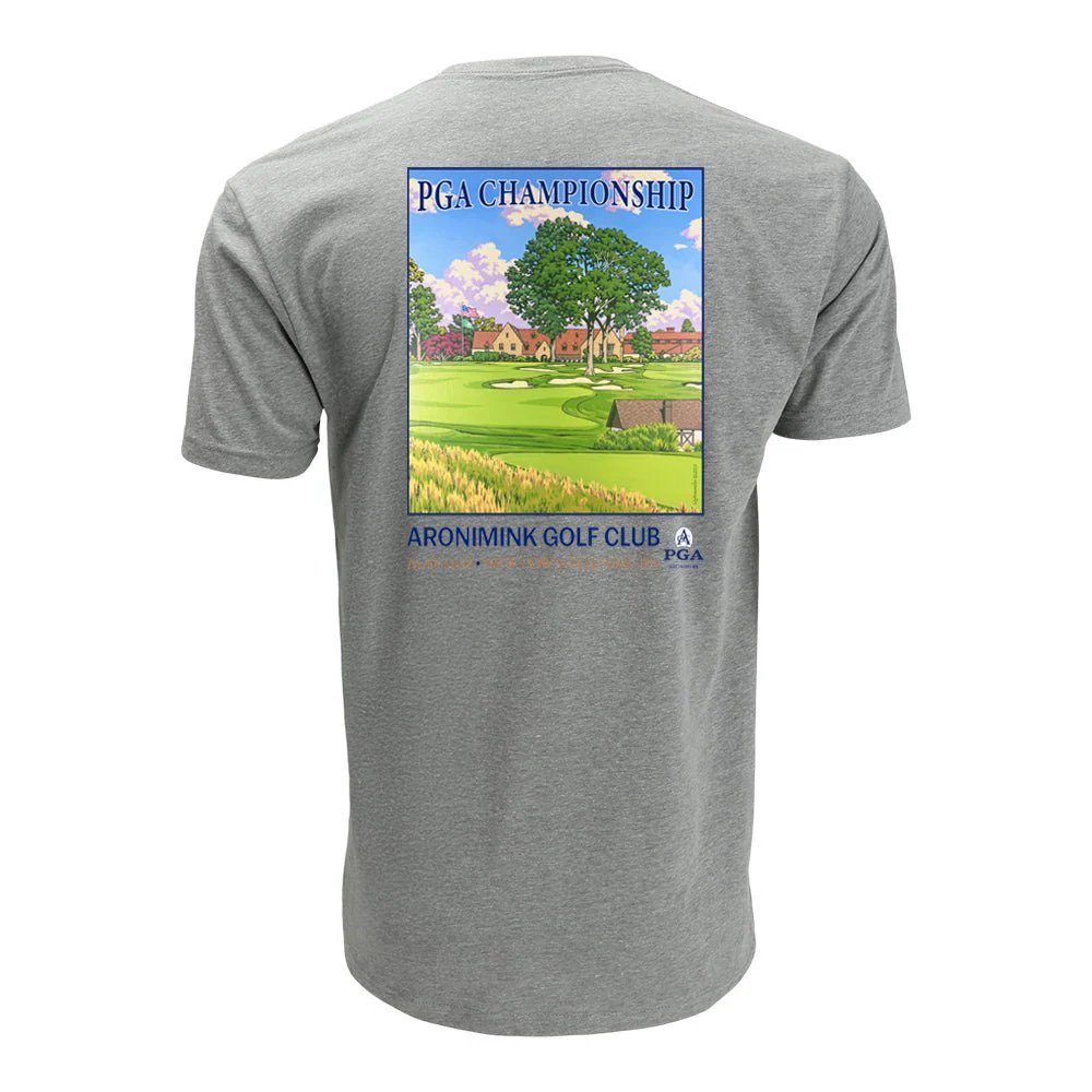 2026 PGA Aronimink Poster T-Shirt by Lee Wybranski - Image 9