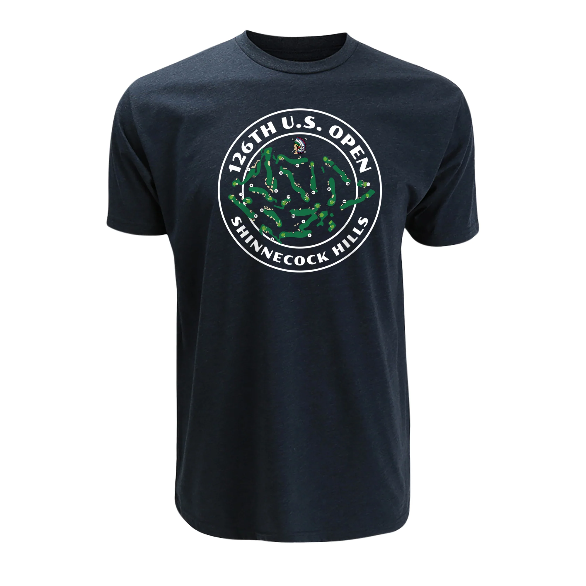 2026 U.S. Open Shinnecock Hills Course Map T-Shirt