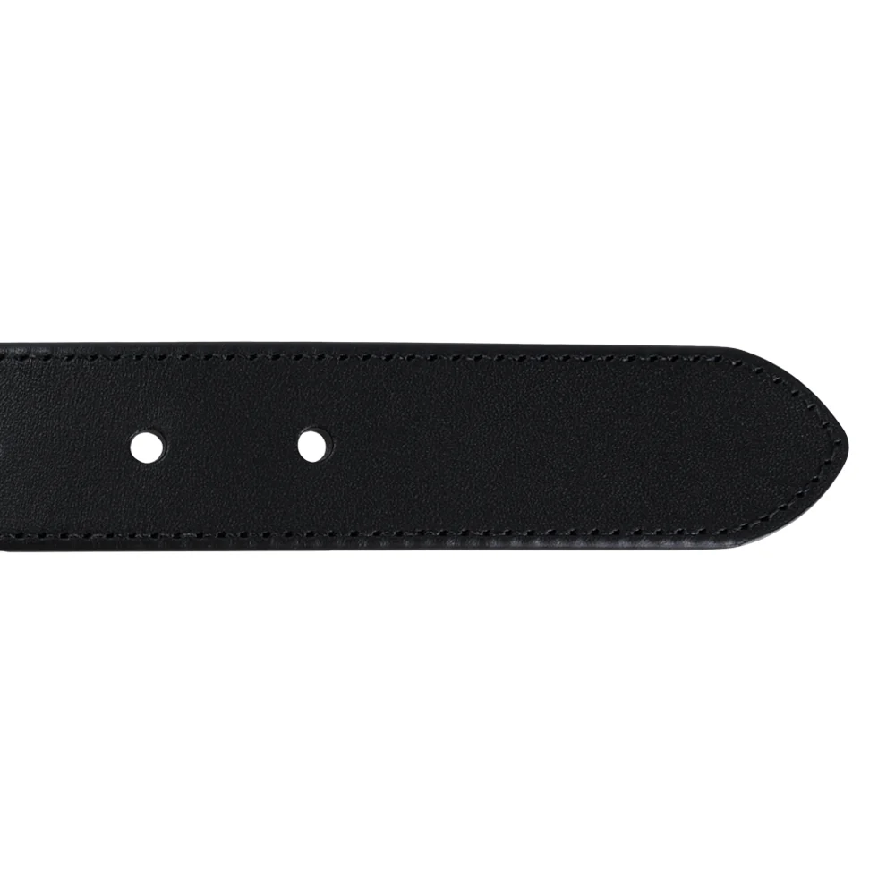 BL102 - The Imperial Black Leather Belt - Image 4