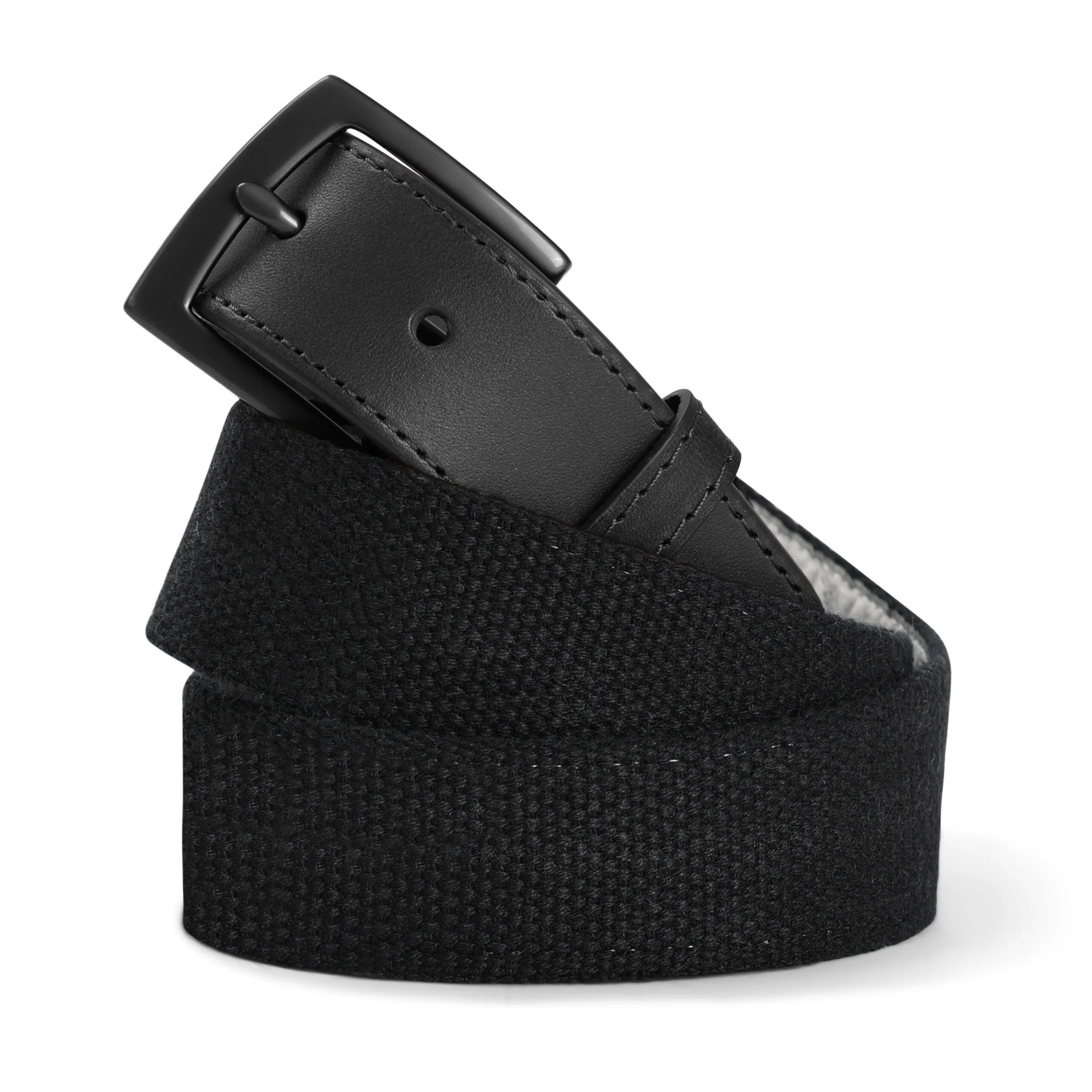 BL102 - The Imperial Black Leather Belt - Image 5
