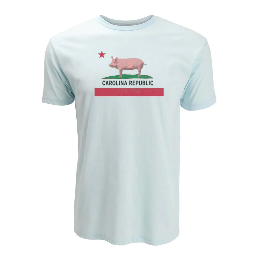 The Carolina Republic - Crew Neck T-Shirt - Image 5