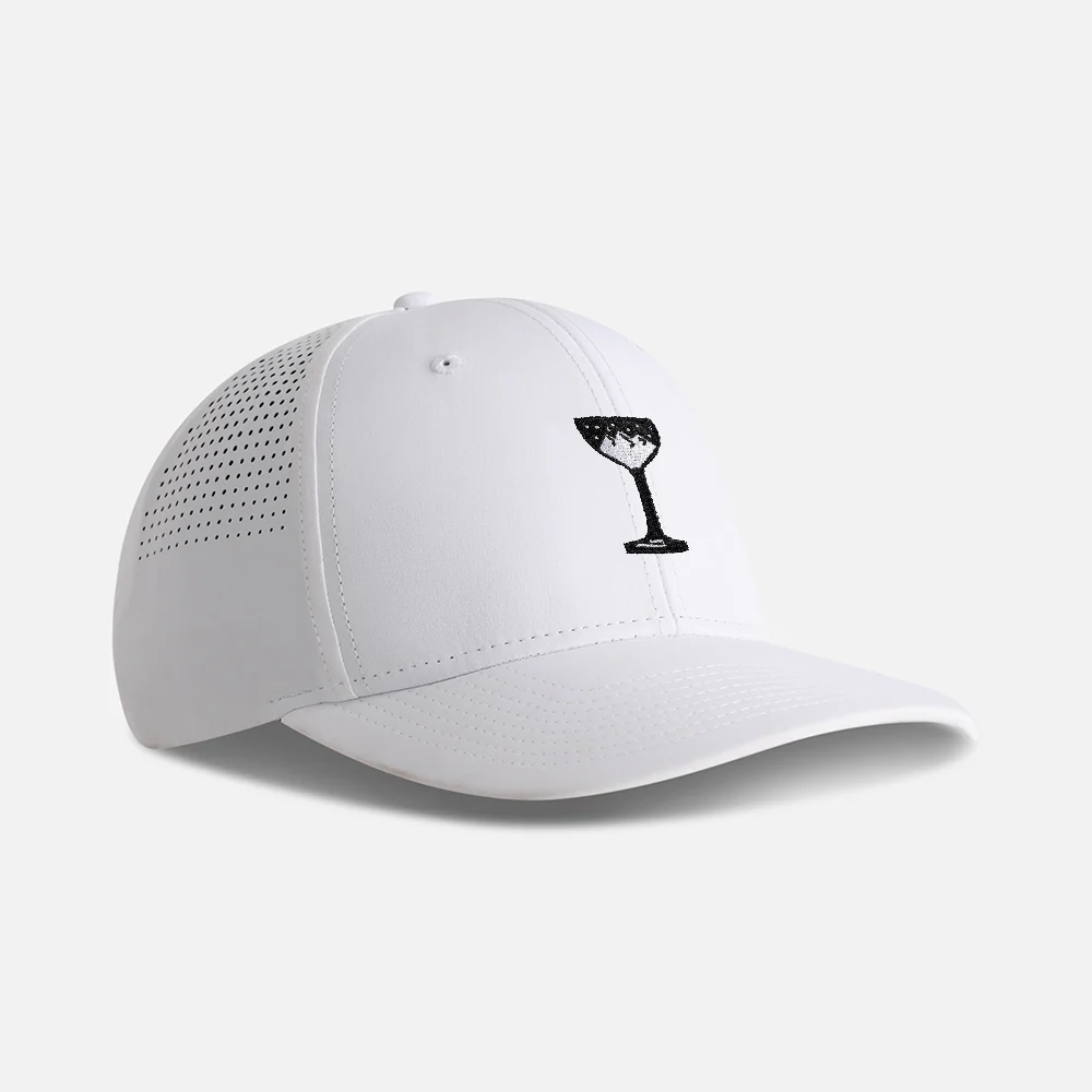 "Champagne Powder" Perforated Performance Hat