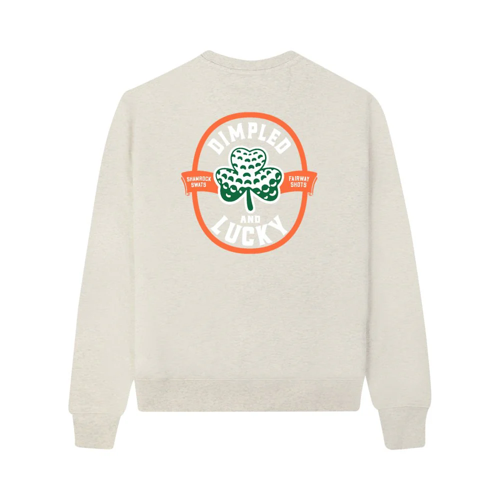 "Dimpled and Lucky" Crewneck Sweatshirt