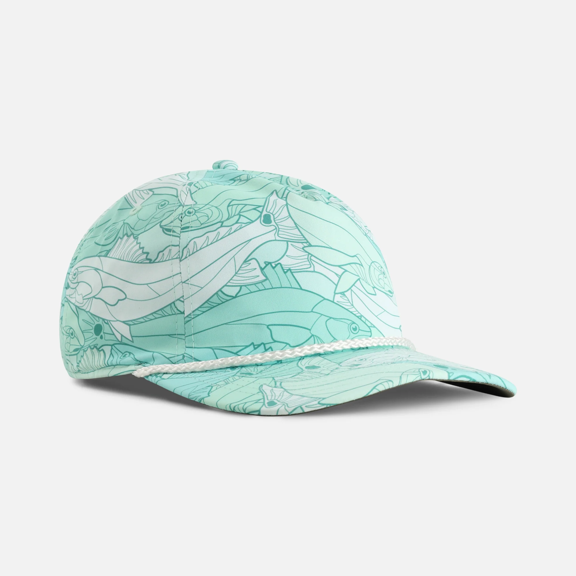 DNA014 - The Golden Hour Printed Performance Rope Cap - Image 37