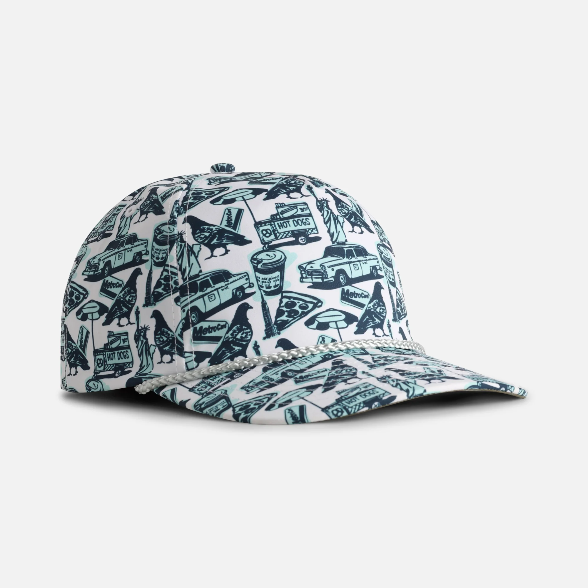 DNA014 - The Golden Hour Printed Performance Rope Cap - Image 53