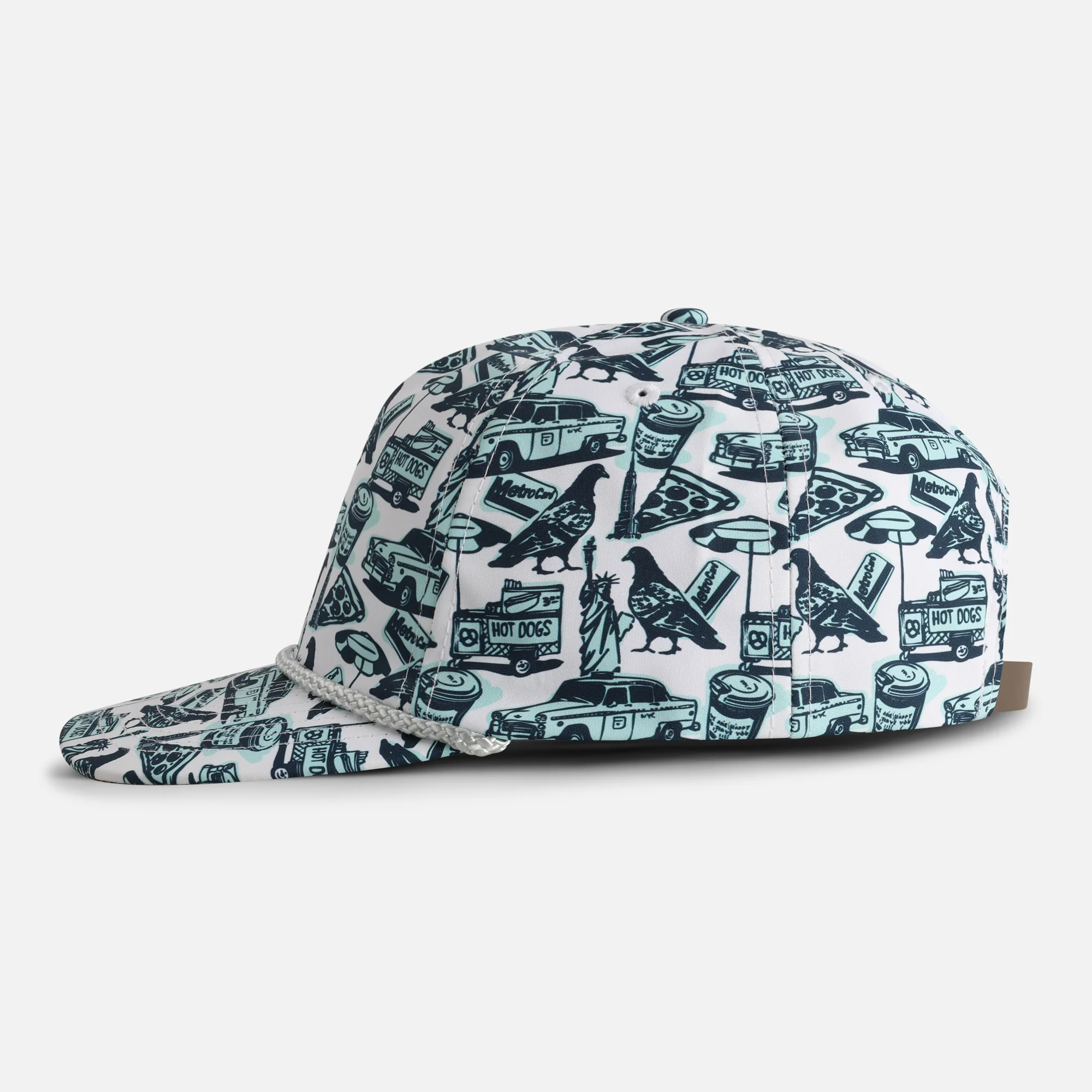 DNA014 - The Golden Hour Printed Performance Rope Cap - Image 55