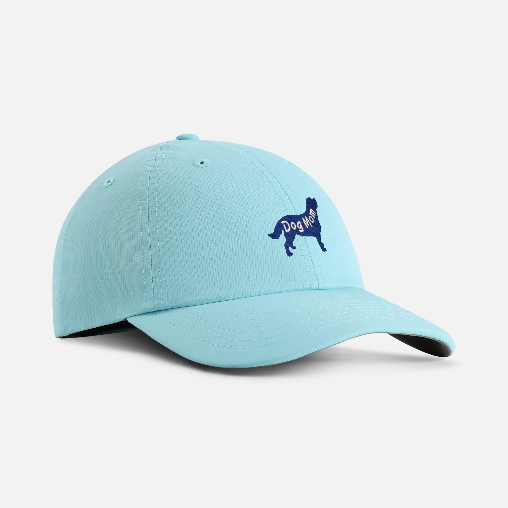 "Dog Mom" Small Fit Performance Ponytail Hat - Image 9
