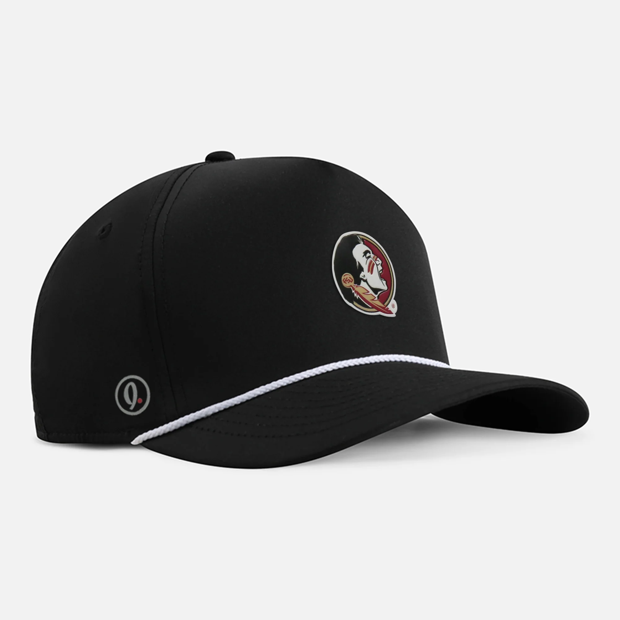 Florida State University "Seminole Head" 5-Panel Performance Rope Hat - Image 9