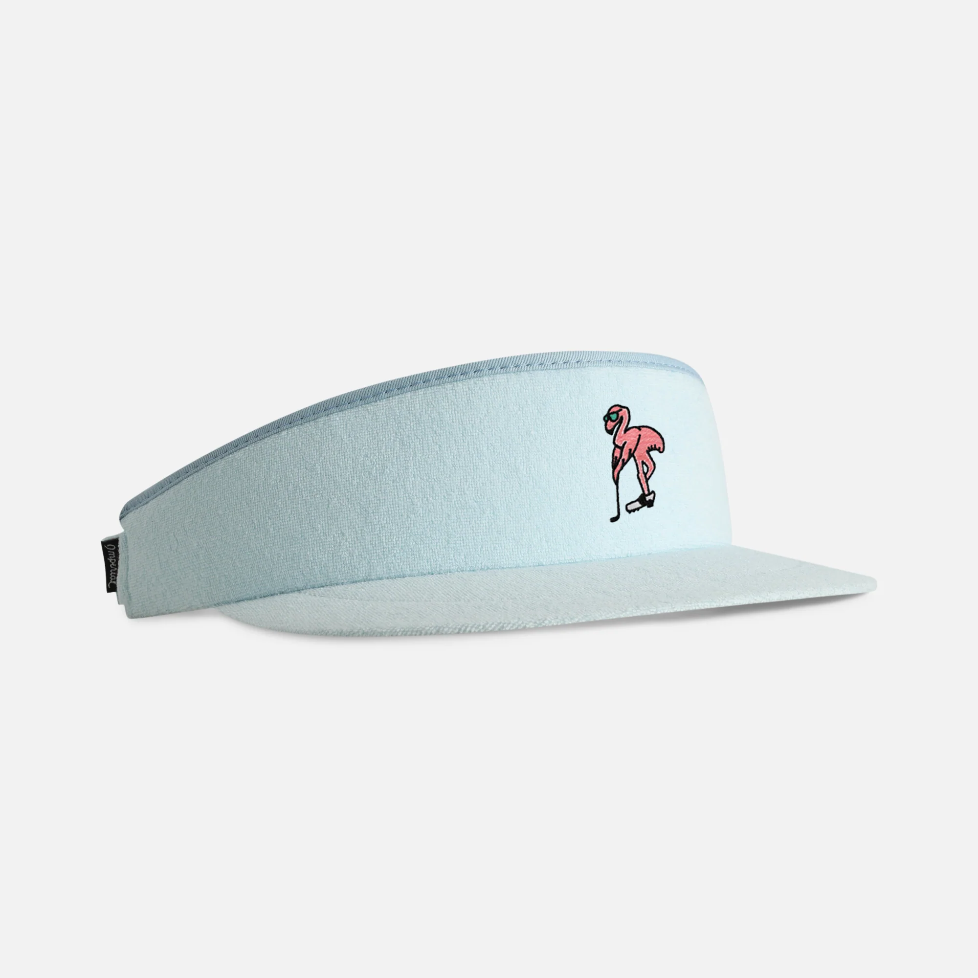 The Fuzzy Flamingo - Terry Cloth Imperial Tour Visor®