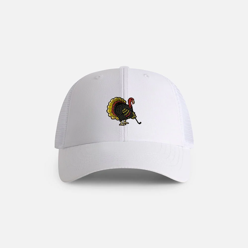 "Gobble Golf" Performance Trucker Hat - Image 2