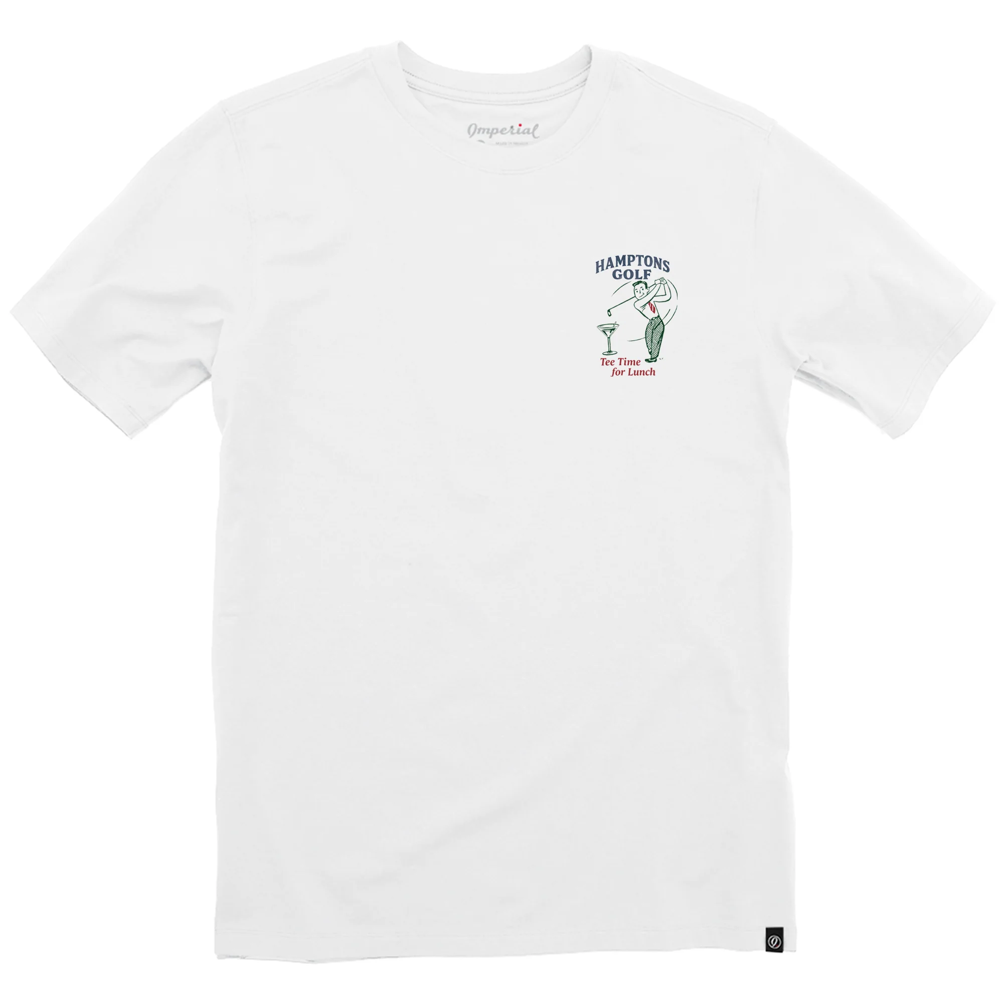 Hamptons Tee Time for Lunch Men's Short Sleeve T-Shirt - Image 2