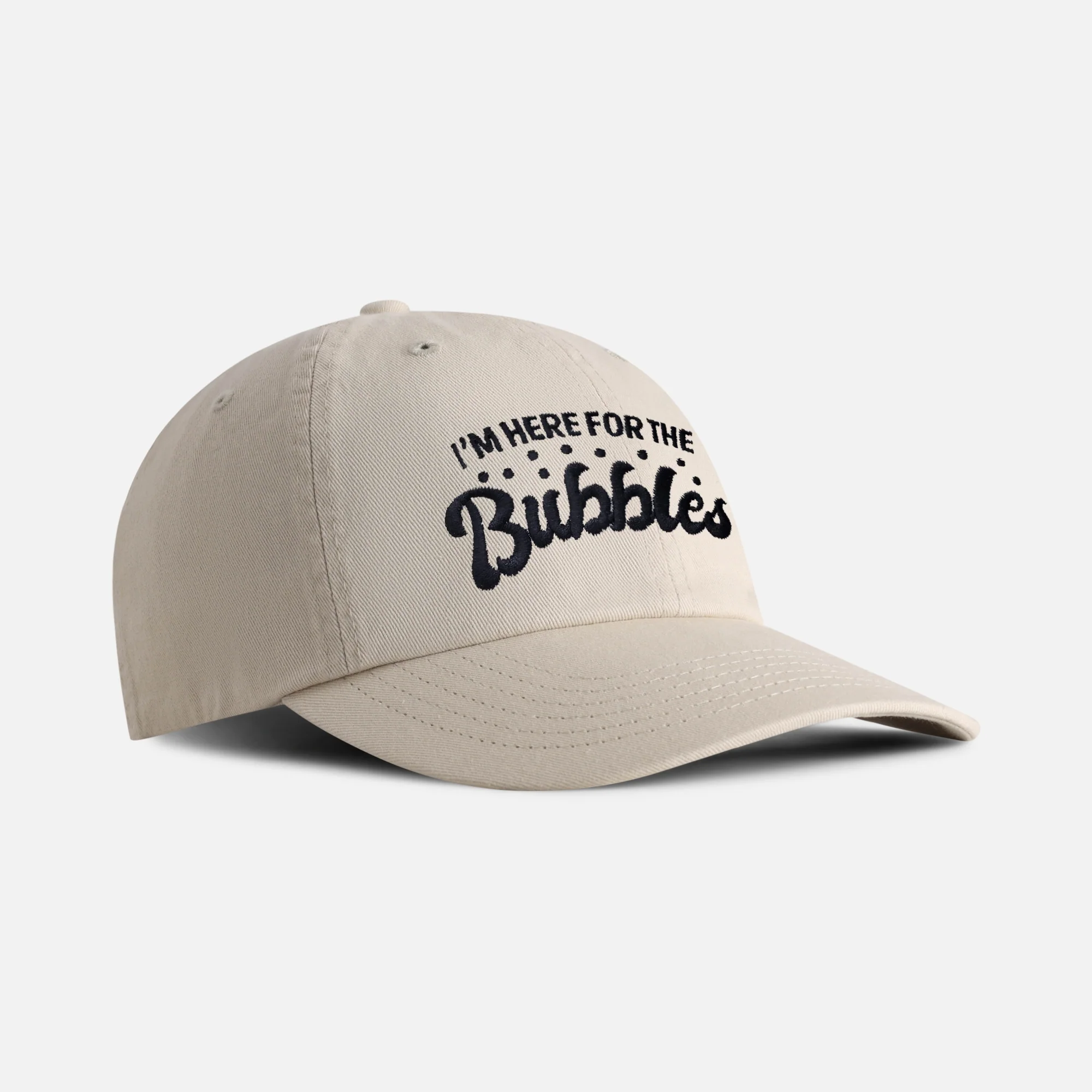 "Here for the Bubbles" Cotton Dad Hat - Image 5