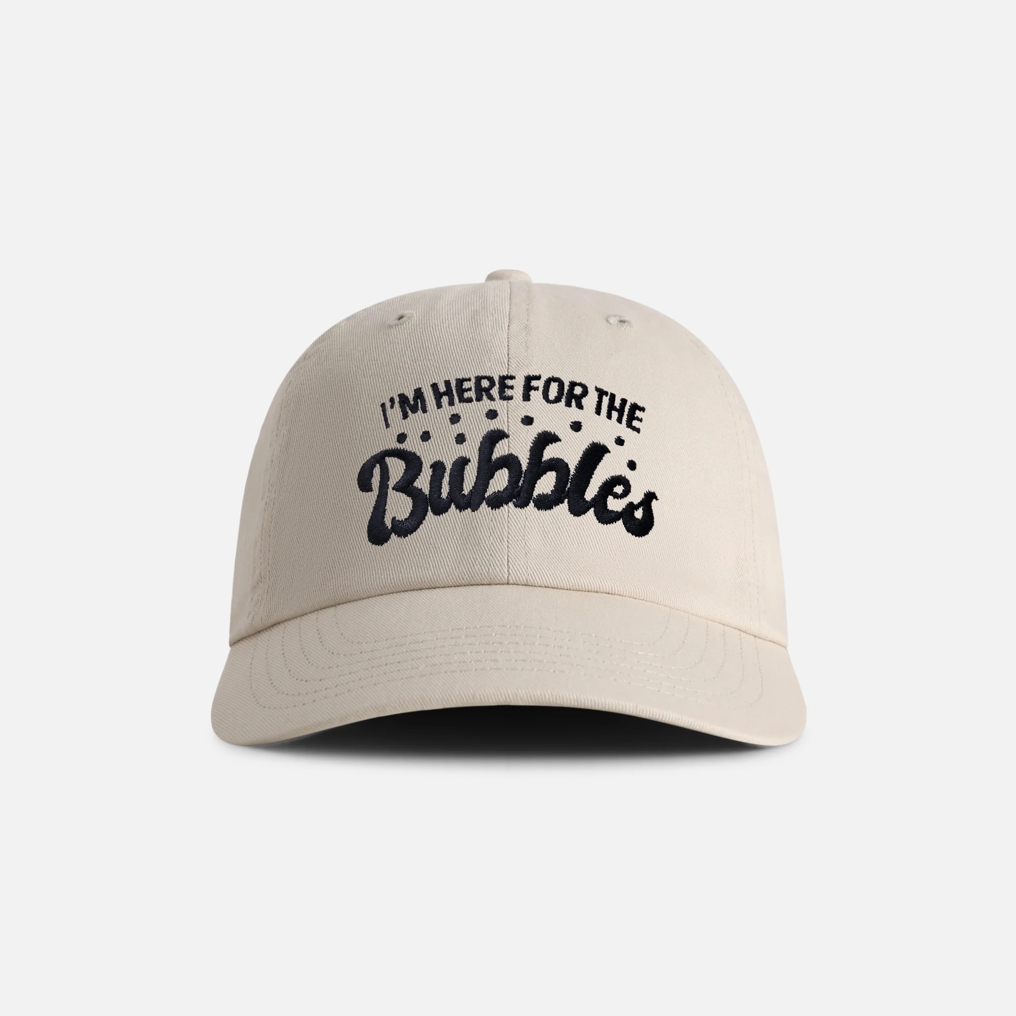 "Here for the Bubbles" Cotton Dad Hat - Image 6