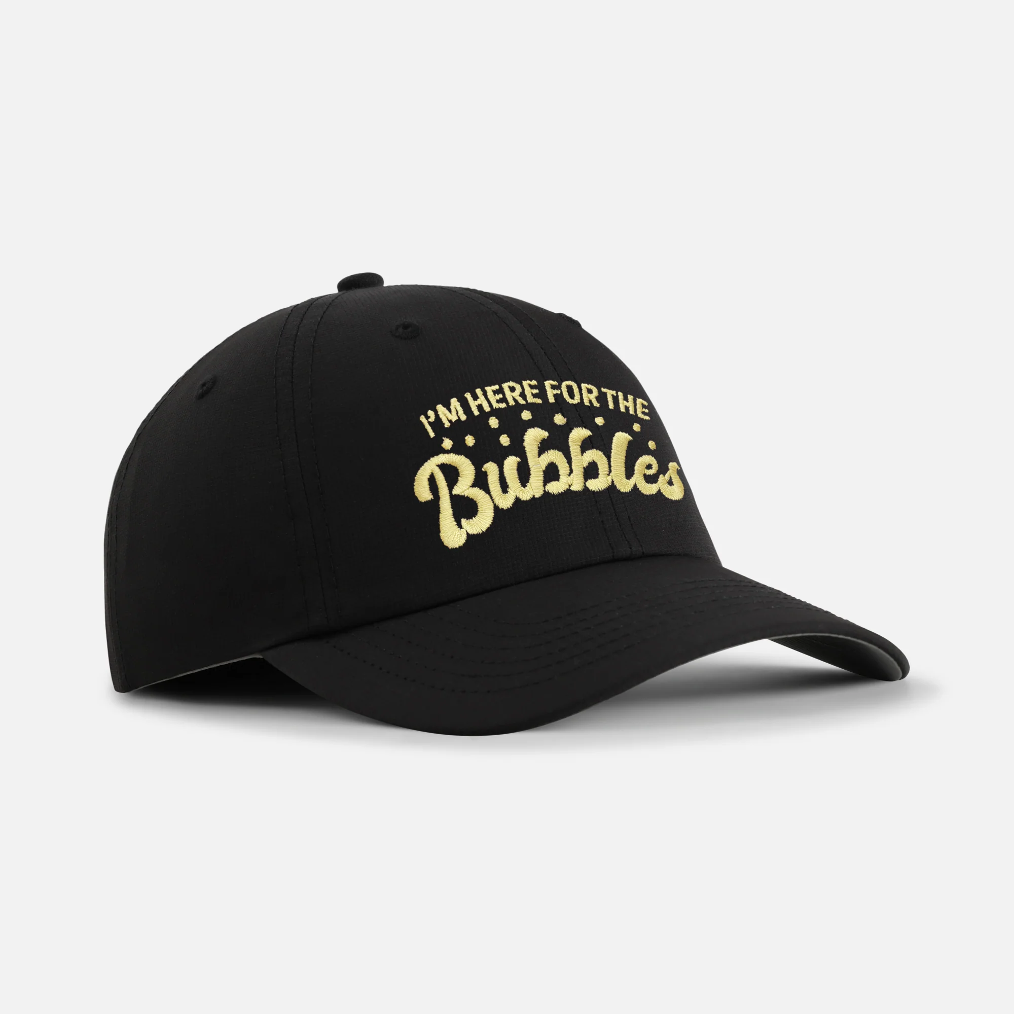 "Here for the Bubbles" Original Small Fit Performance Hat - Image 5