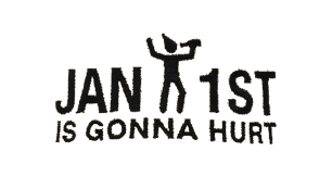 Jan 1st is Gonna Hurt (black)
