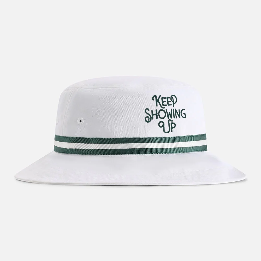 "Keep Showing Up" Performance Bucket Hat - Image 5
