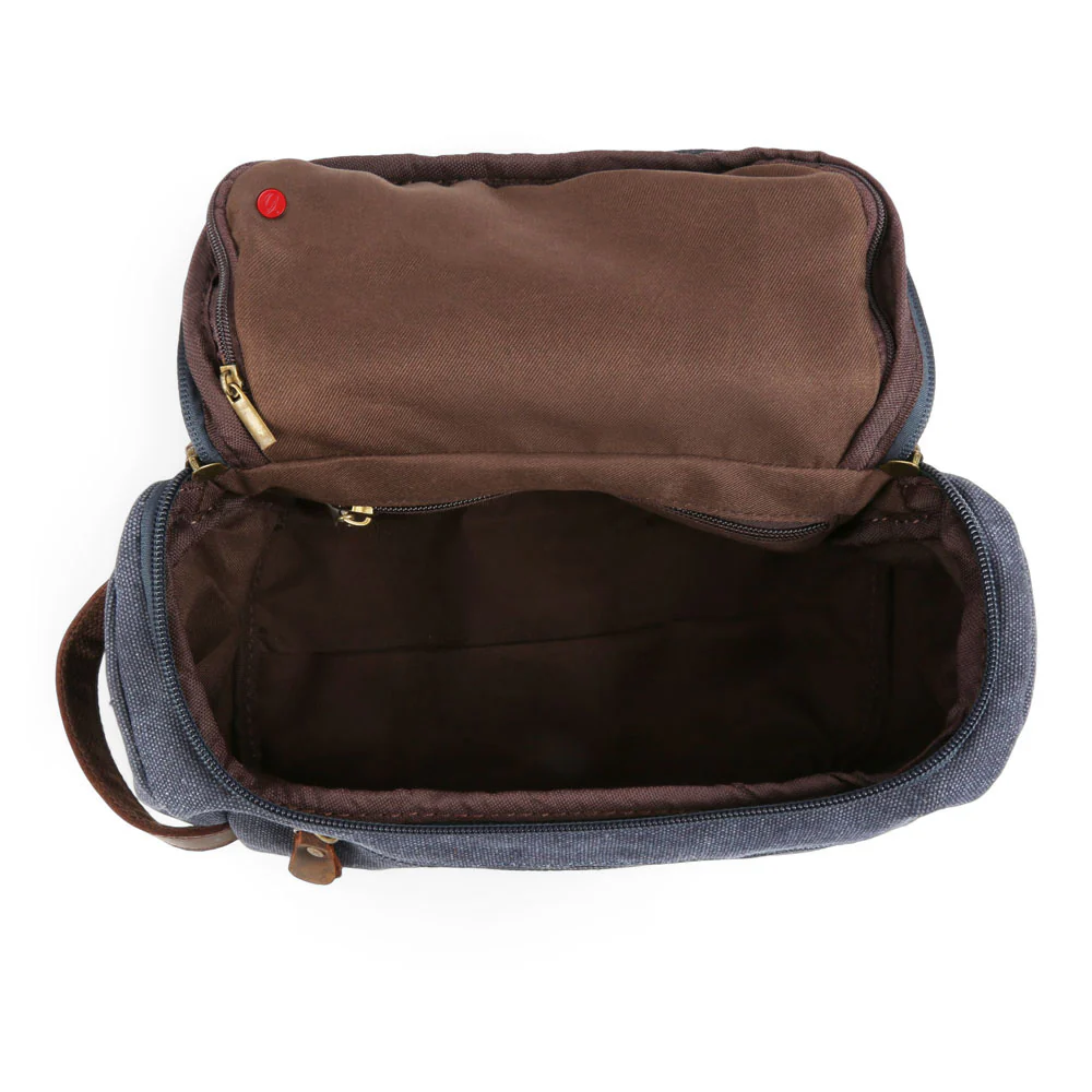 The Layover Canvas and Leather Dopp Kit - Image 3
