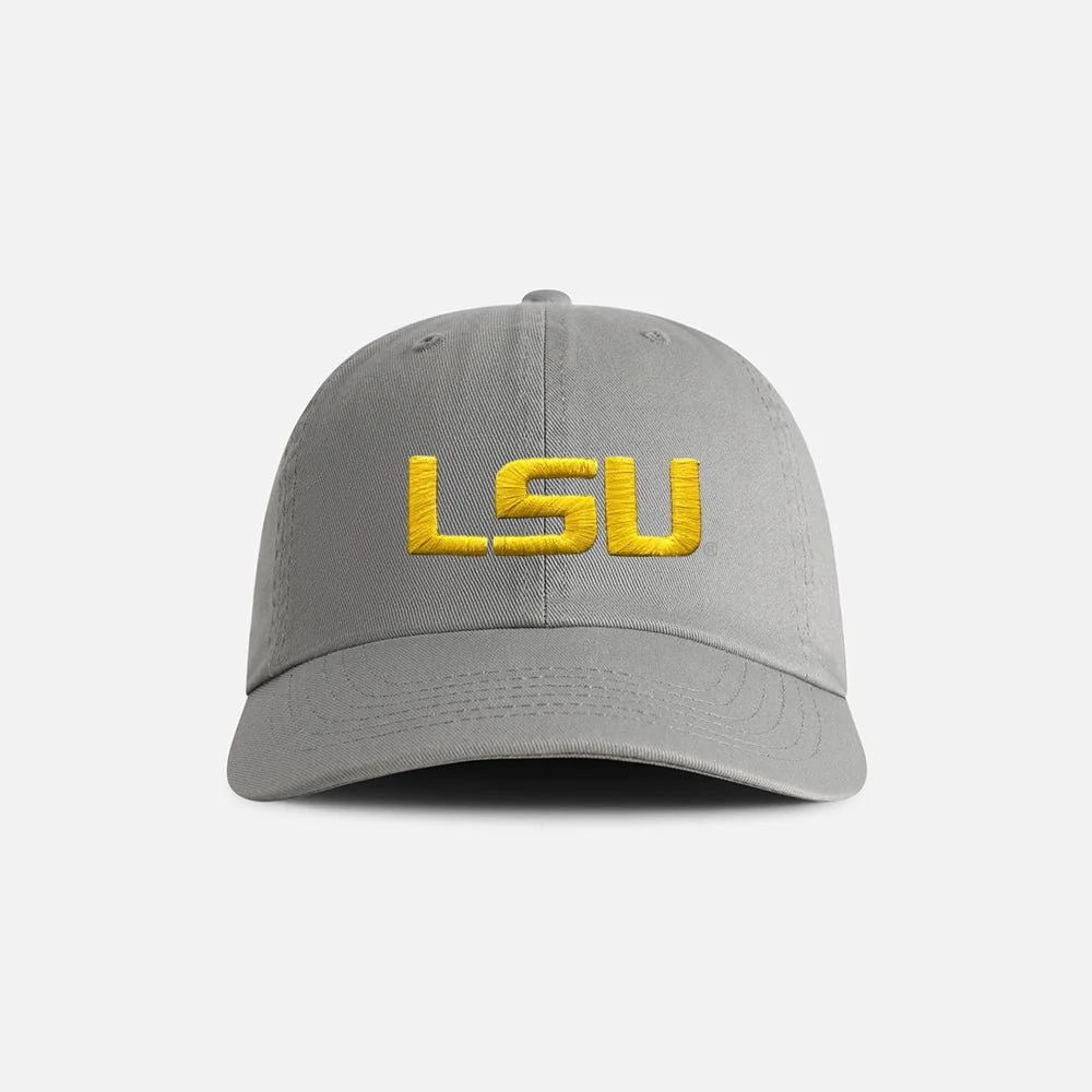 Louisiana State University "LSU Block" Original Cotton Dad Hat - Image 2