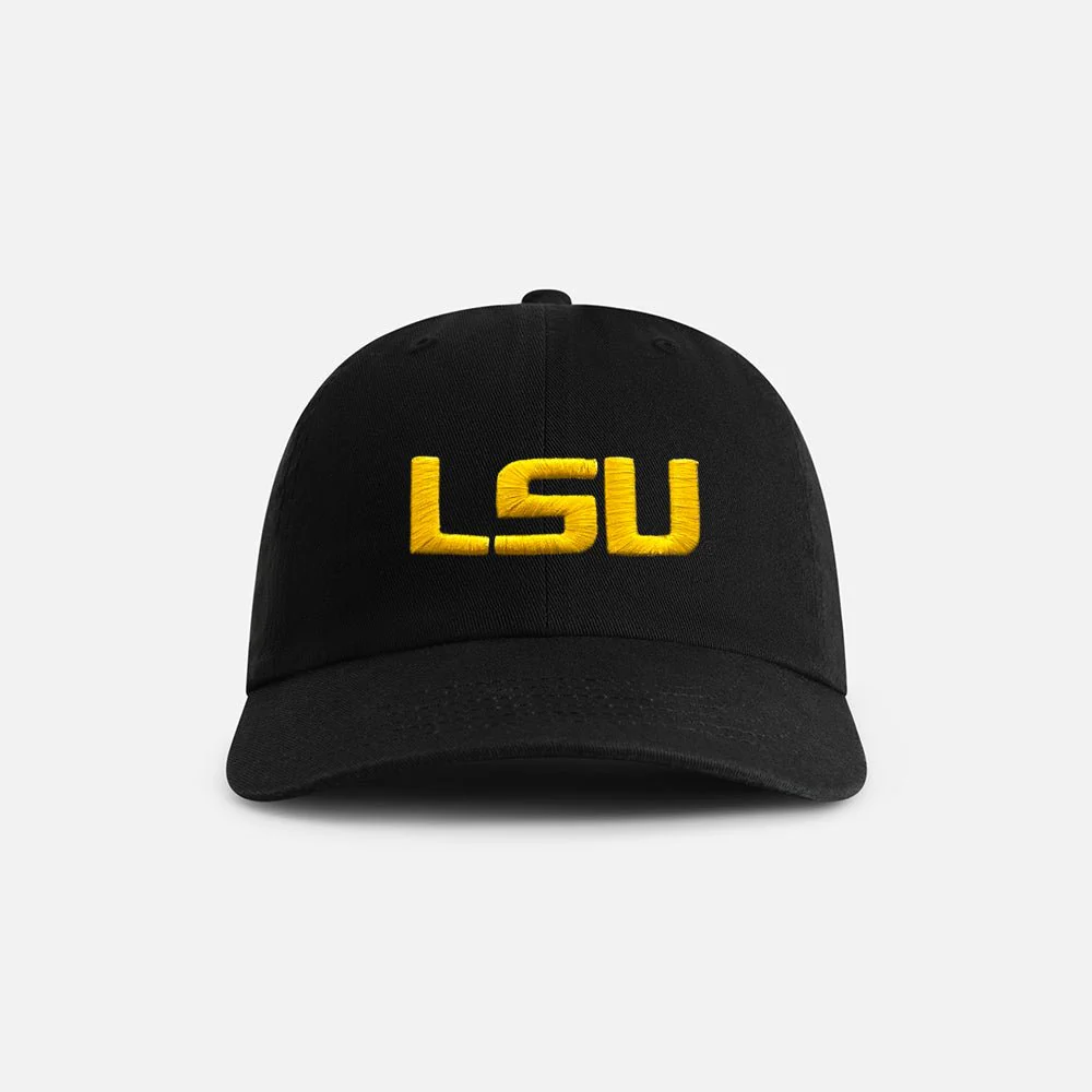 Louisiana State University "LSU Block" Original Cotton Dad Hat - Image 8