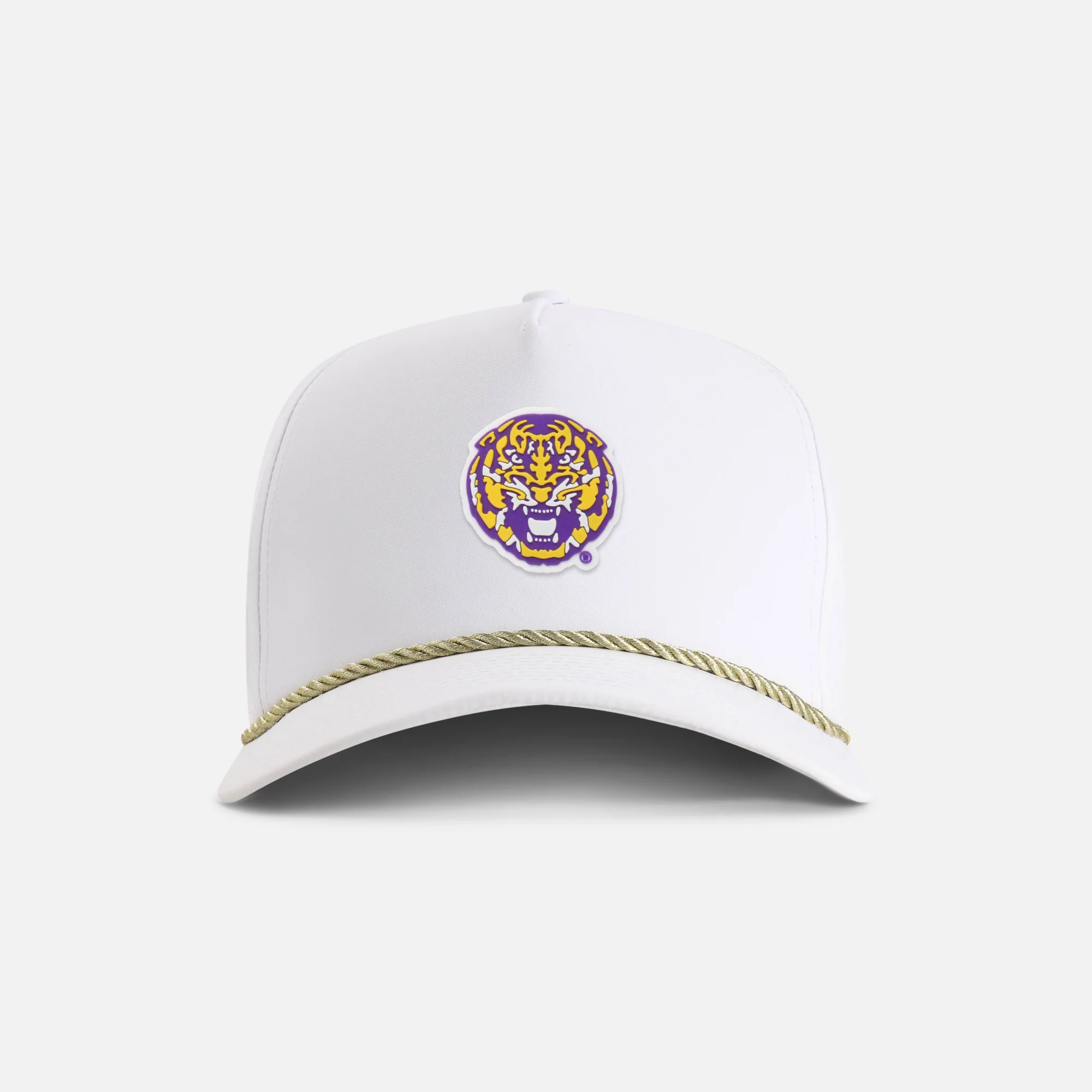Louisiana State University "LSU Tiger 3D Molded Patch" 5-Panel Performance Rope Hat - Image 6