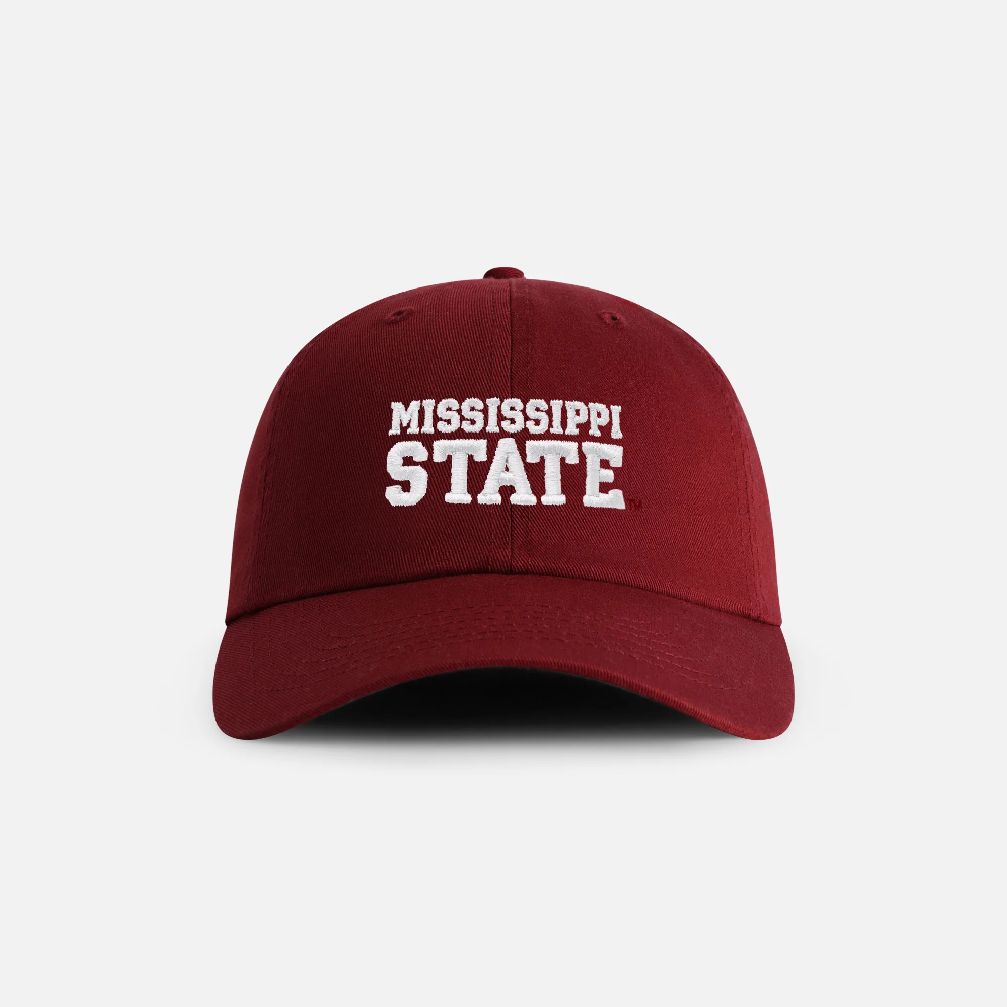 Mississippi State University "Mississippi State" Cotton Dad Hat - Image 2