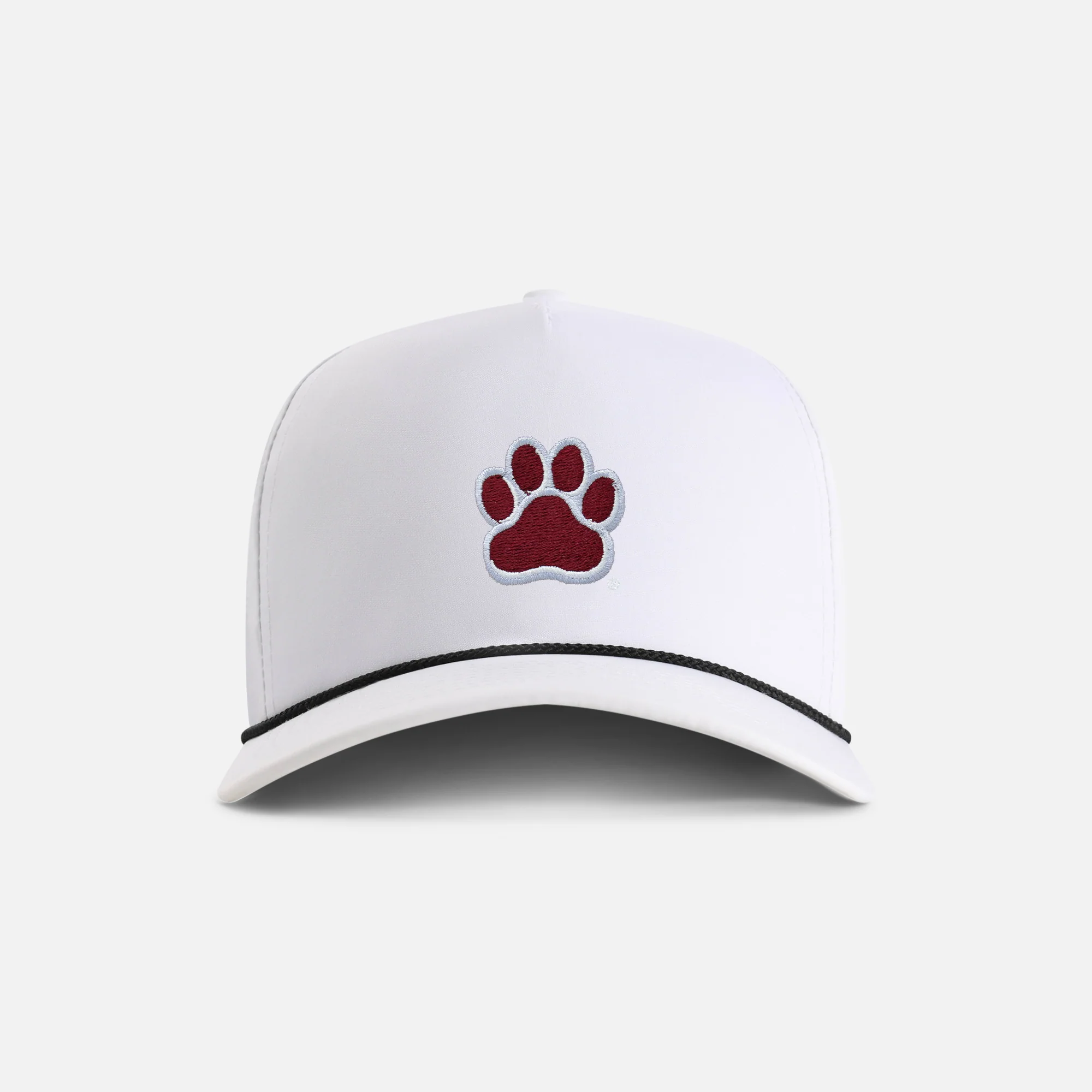 Mississippi State University "Paw Print" 5-Panel Performance Rope Hat - Image 2