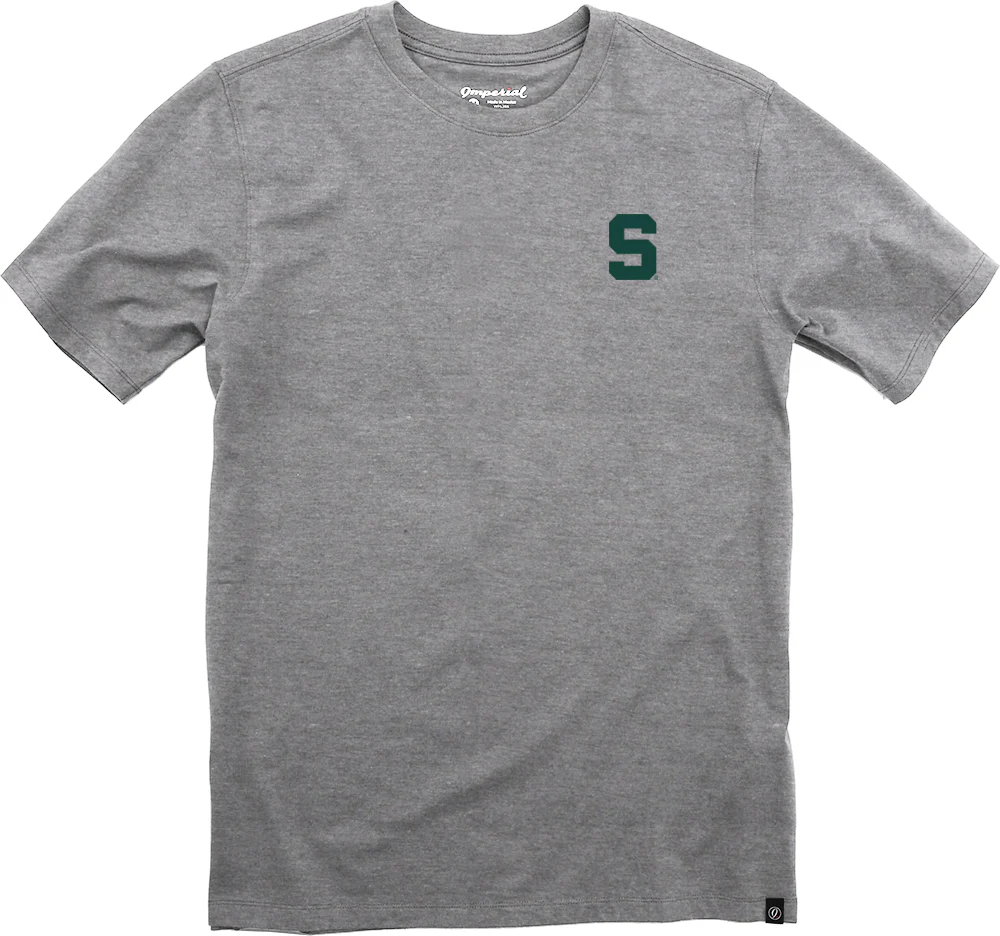 MSU "Michigan State S & Spartan Head" Men's Short Sleeve T-Shirt - Image 7