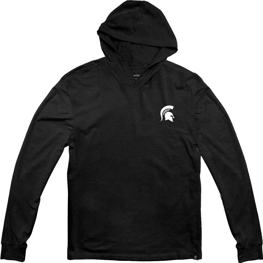 MSU "Spartan Head" Long Sleeve Hooded T-Shirt - Image 4