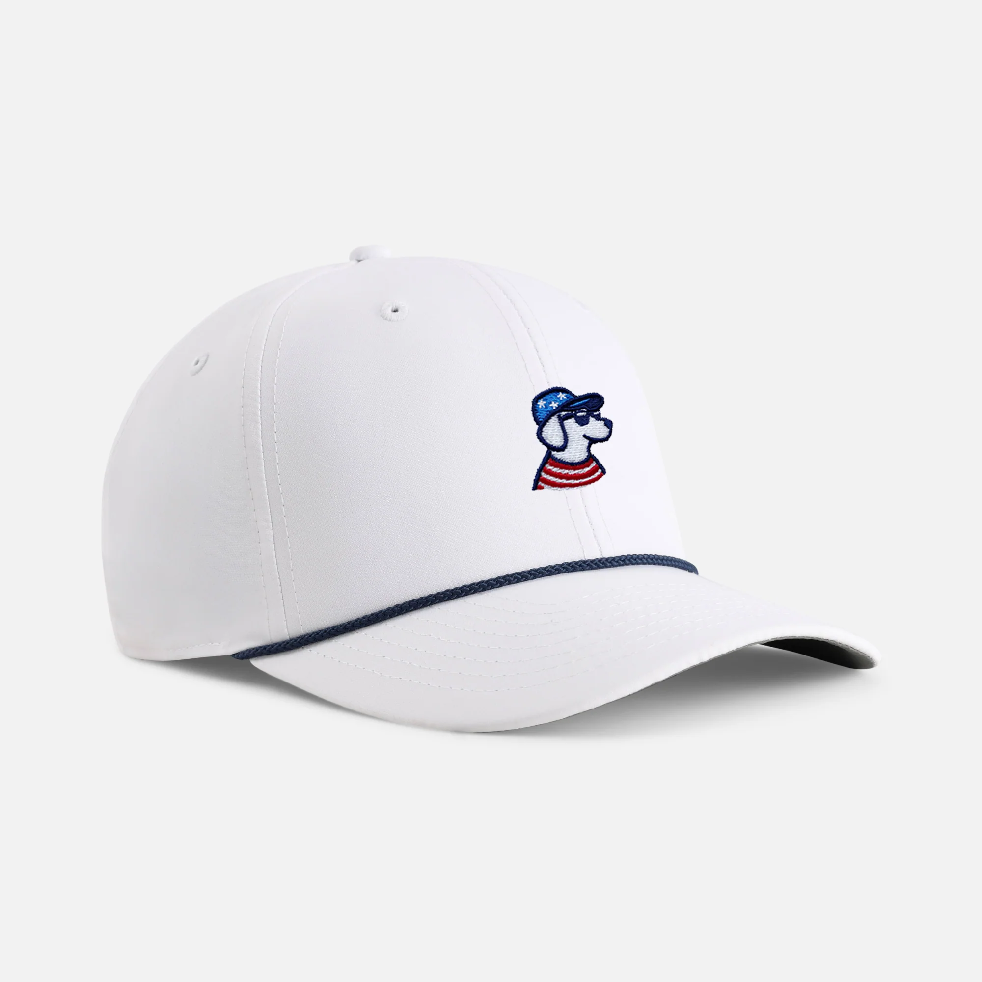 Patriotic Pooch 6-Panel Performance Rope Hat