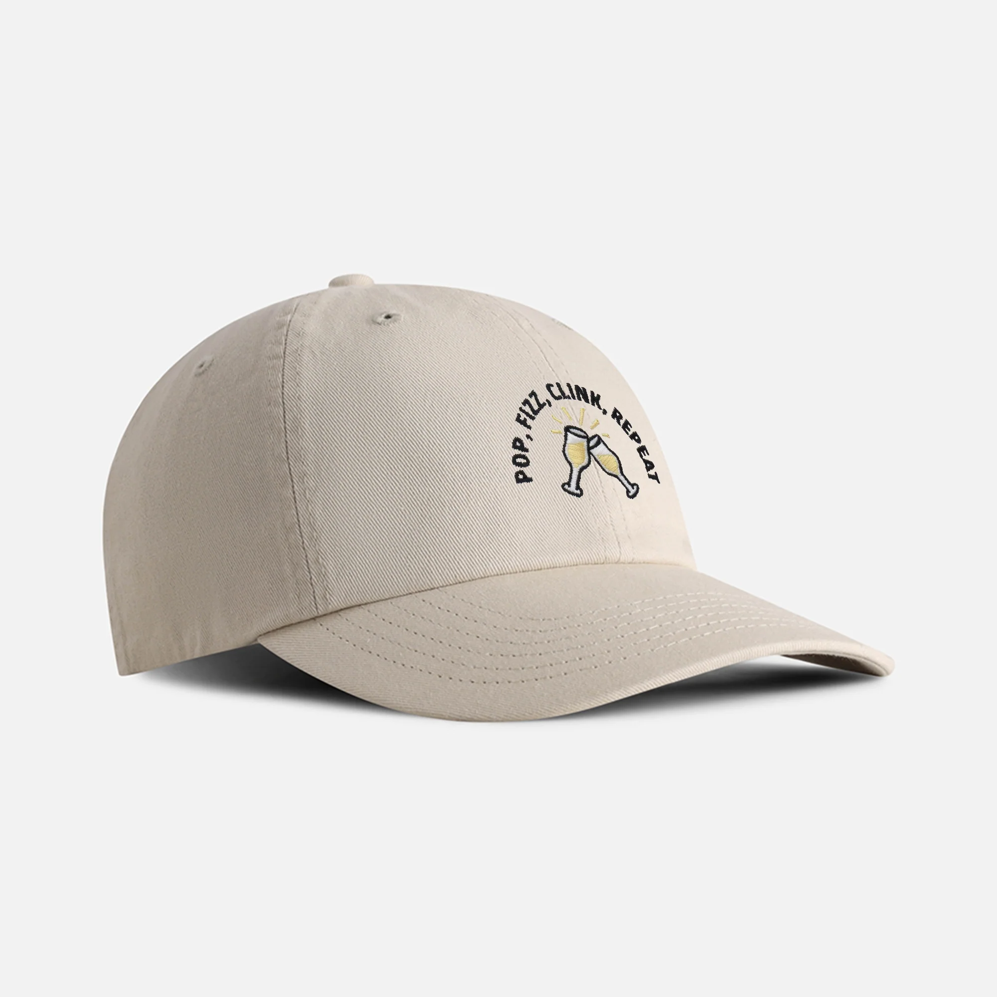 "Pop, Fizz, Clink, Repeat" Cotton Dad Hat - Image 4
