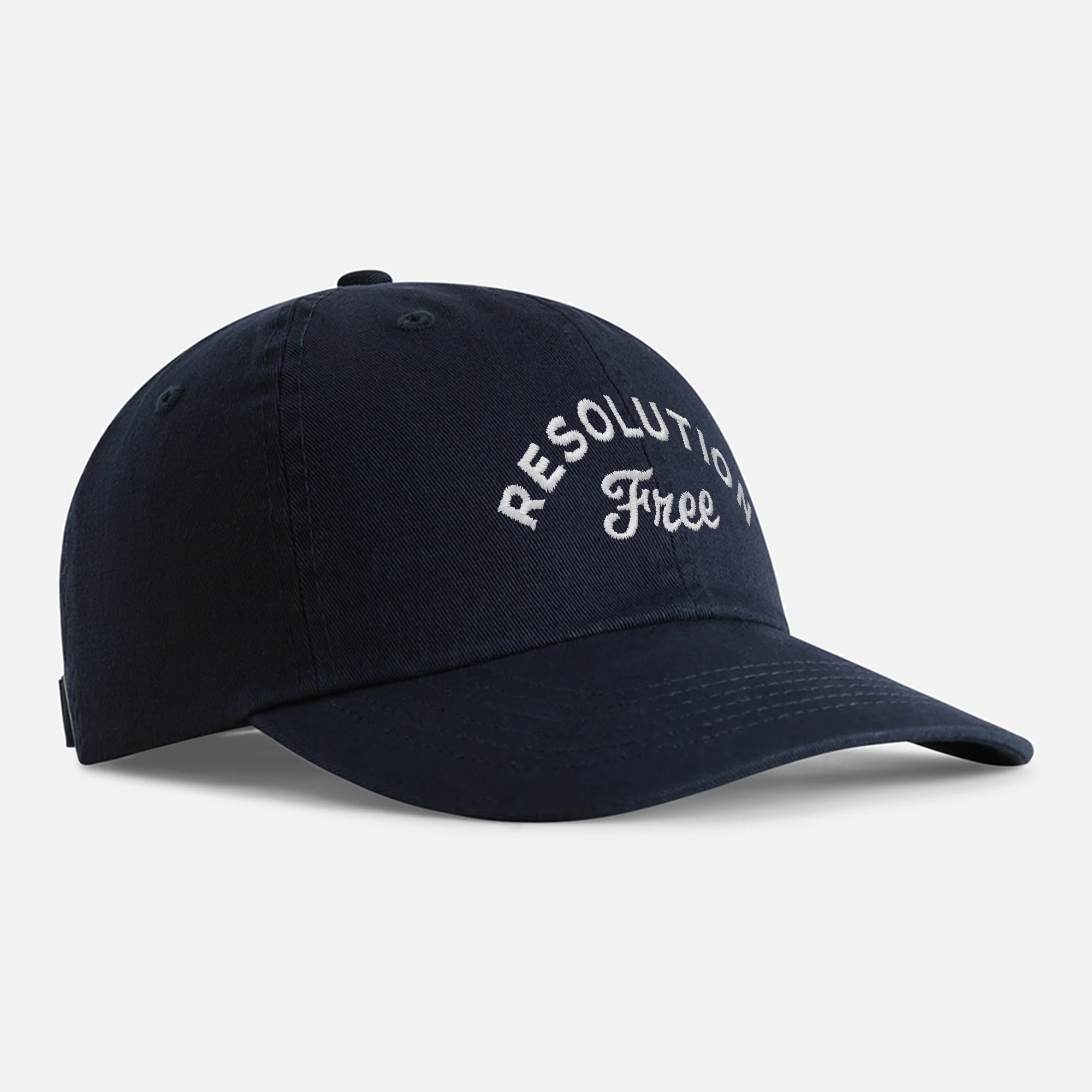 "Resolution Free" Cotton Dad Hat - Image 8
