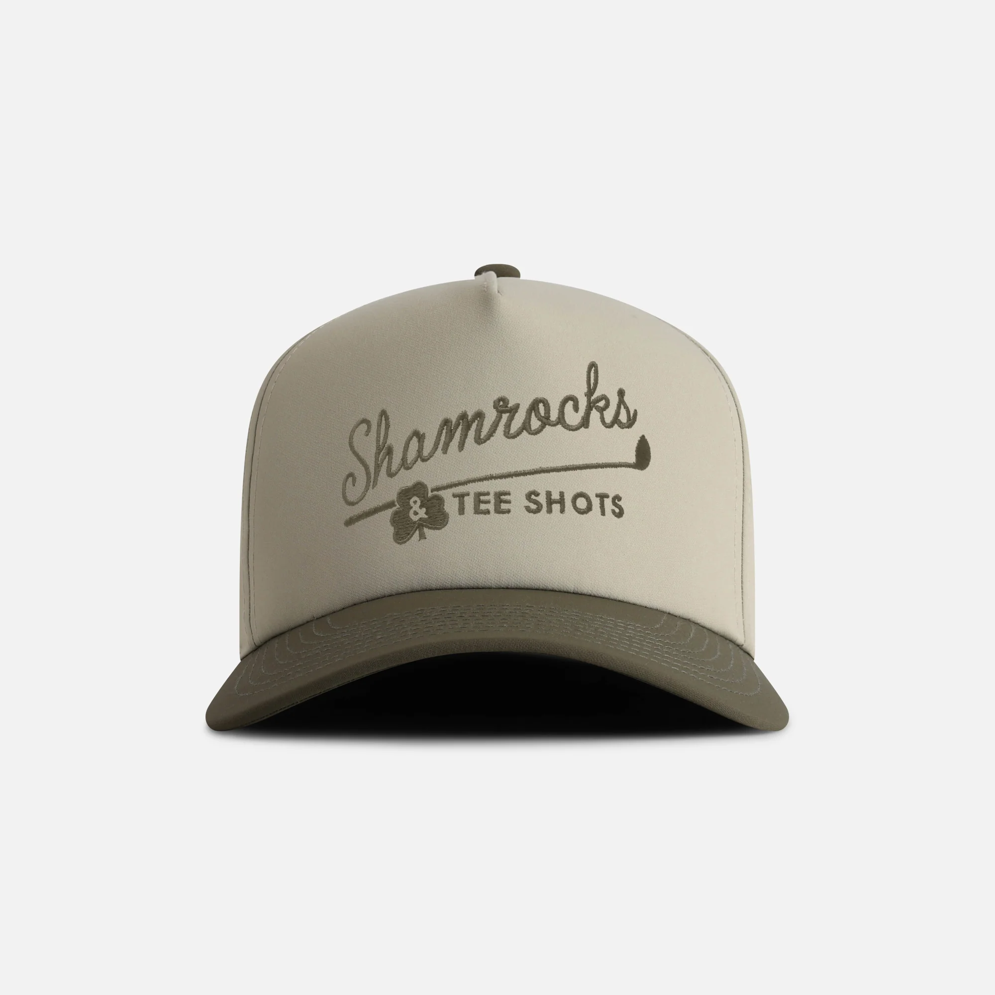 "Shamrocks & Tee Shots" Retro Two-Tone Performance Hat - Image 6