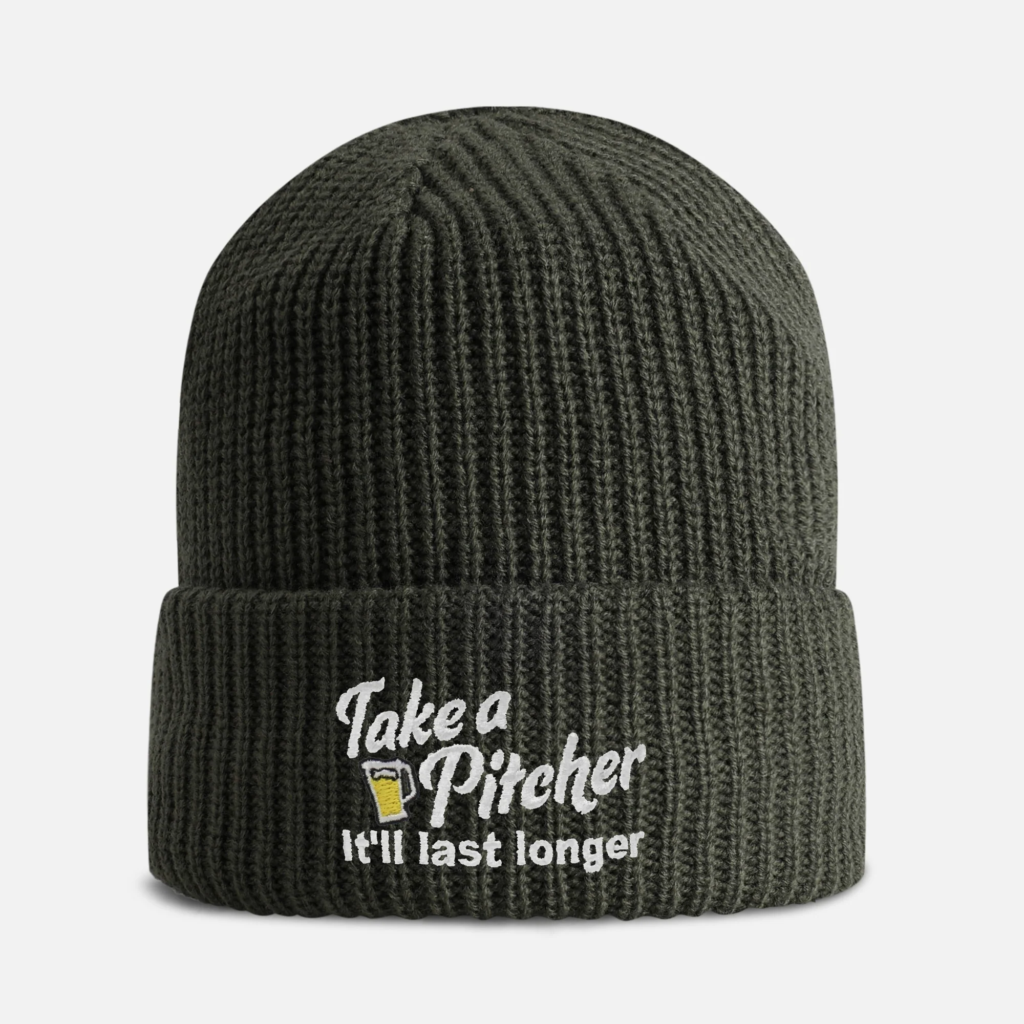 "Take a Pitcher, It'll Last Longer" Knit Beanie