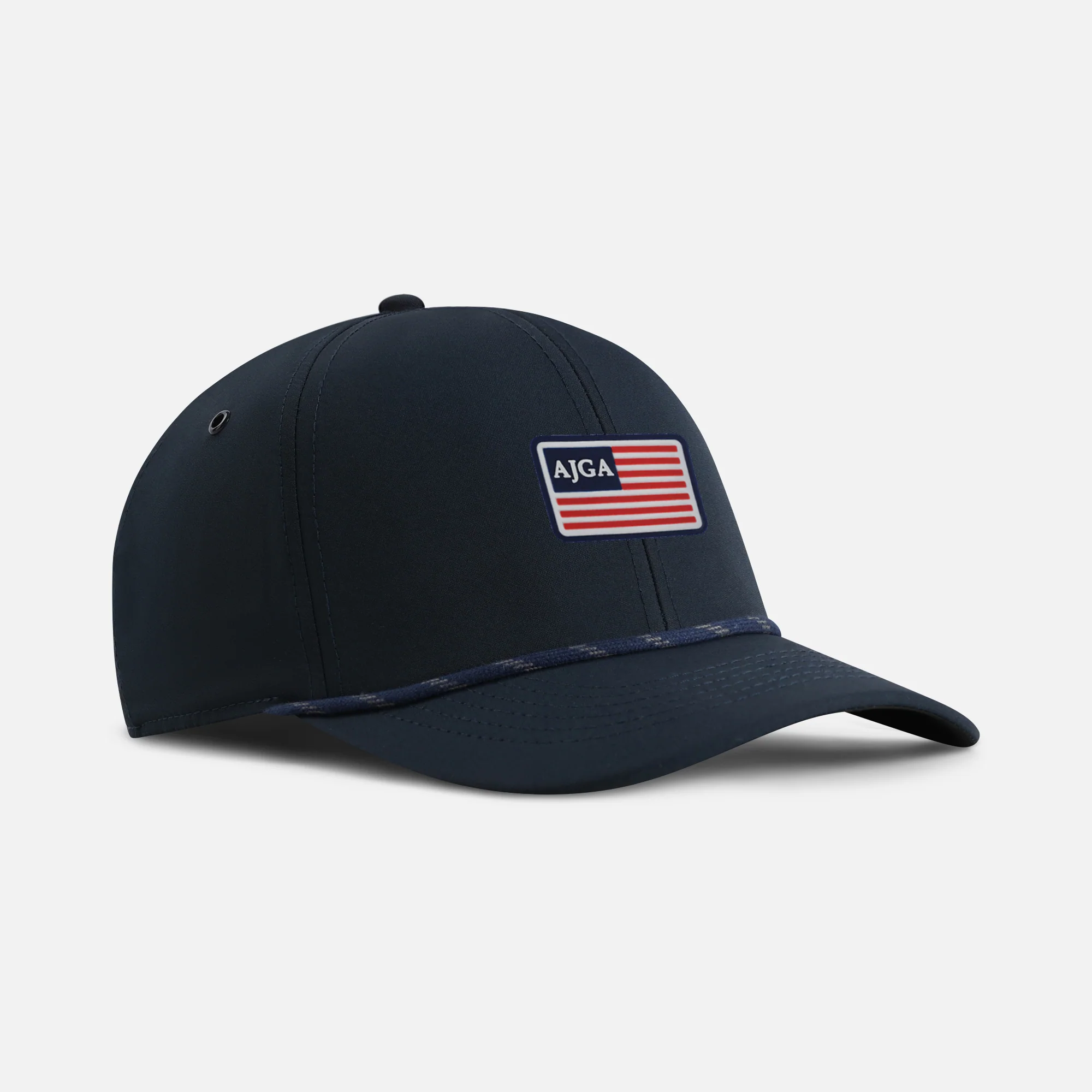 The AJGA Flag Patch - 6-Panel Performance Rope Hat - Image 5