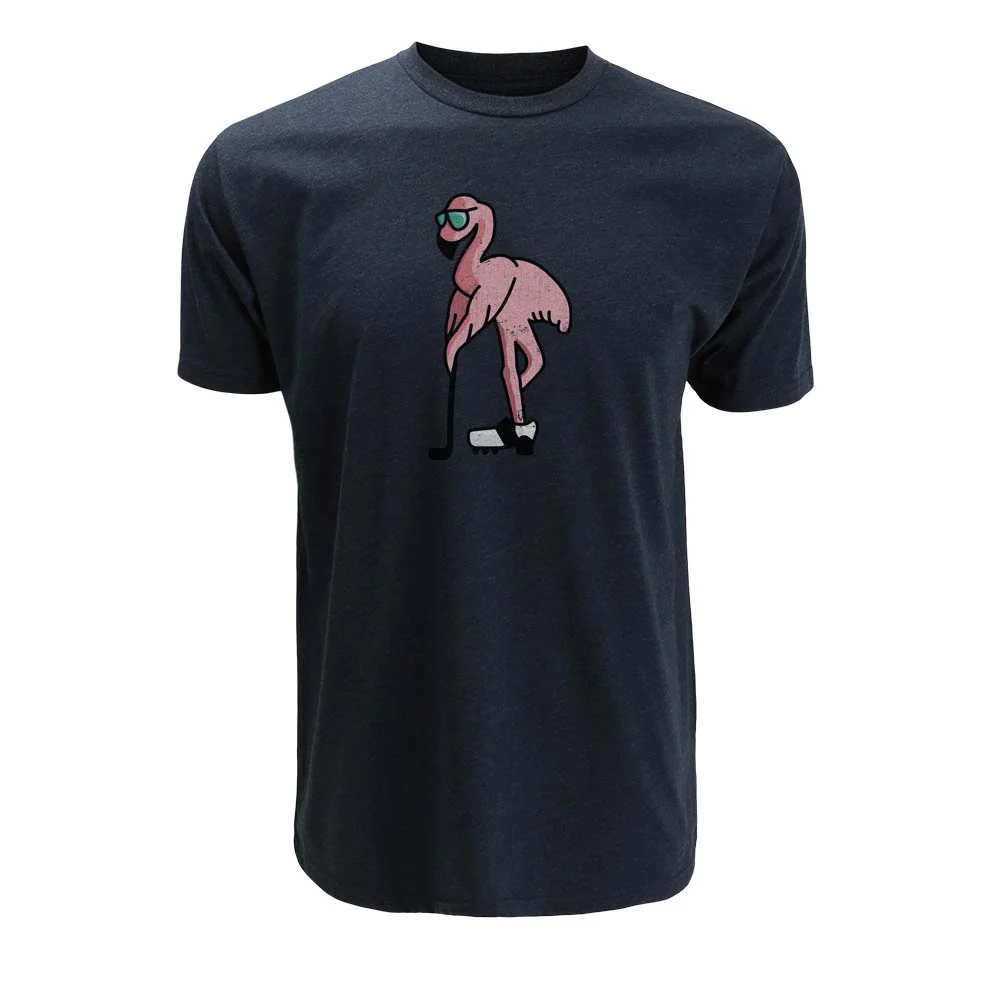 The Flamingo Putter - Crew Neck T-Shirt - Image 13