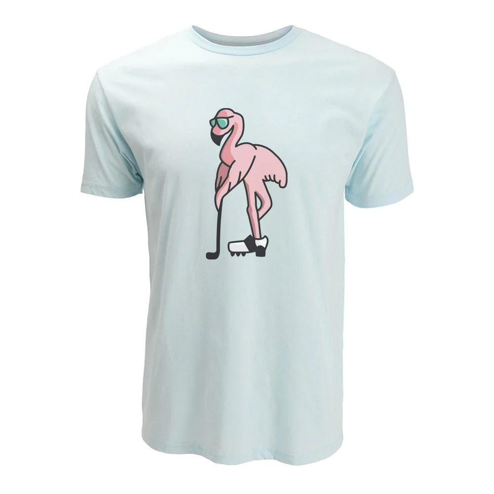 The Flamingo Putter - Crew Neck T-Shirt - Image 9