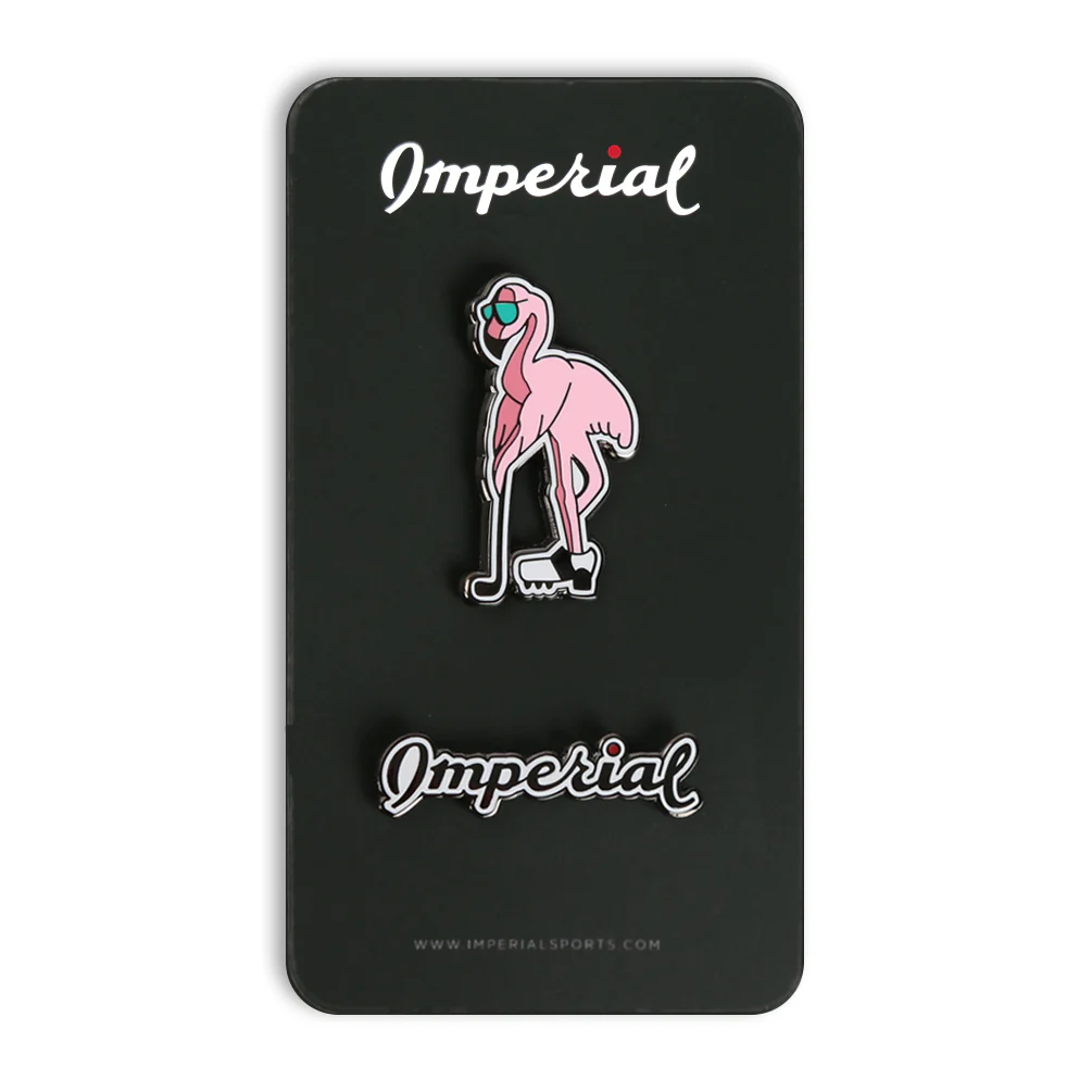 The Flamingo Putter Enamel Pin Set
