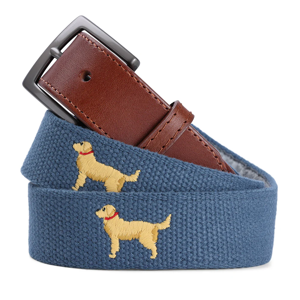 The Golden Retriever - Embroidered Imperial Belt