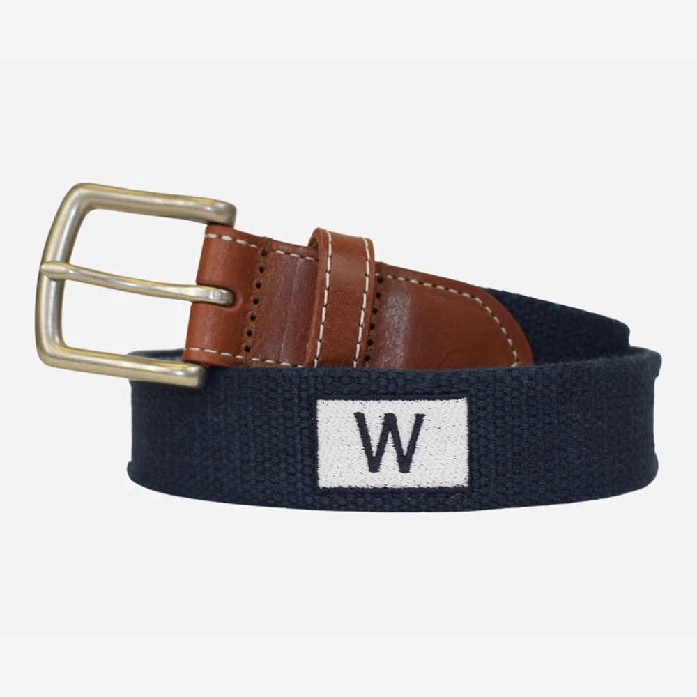 The Peter Millar Chicago Cubs "W" Flag Belt