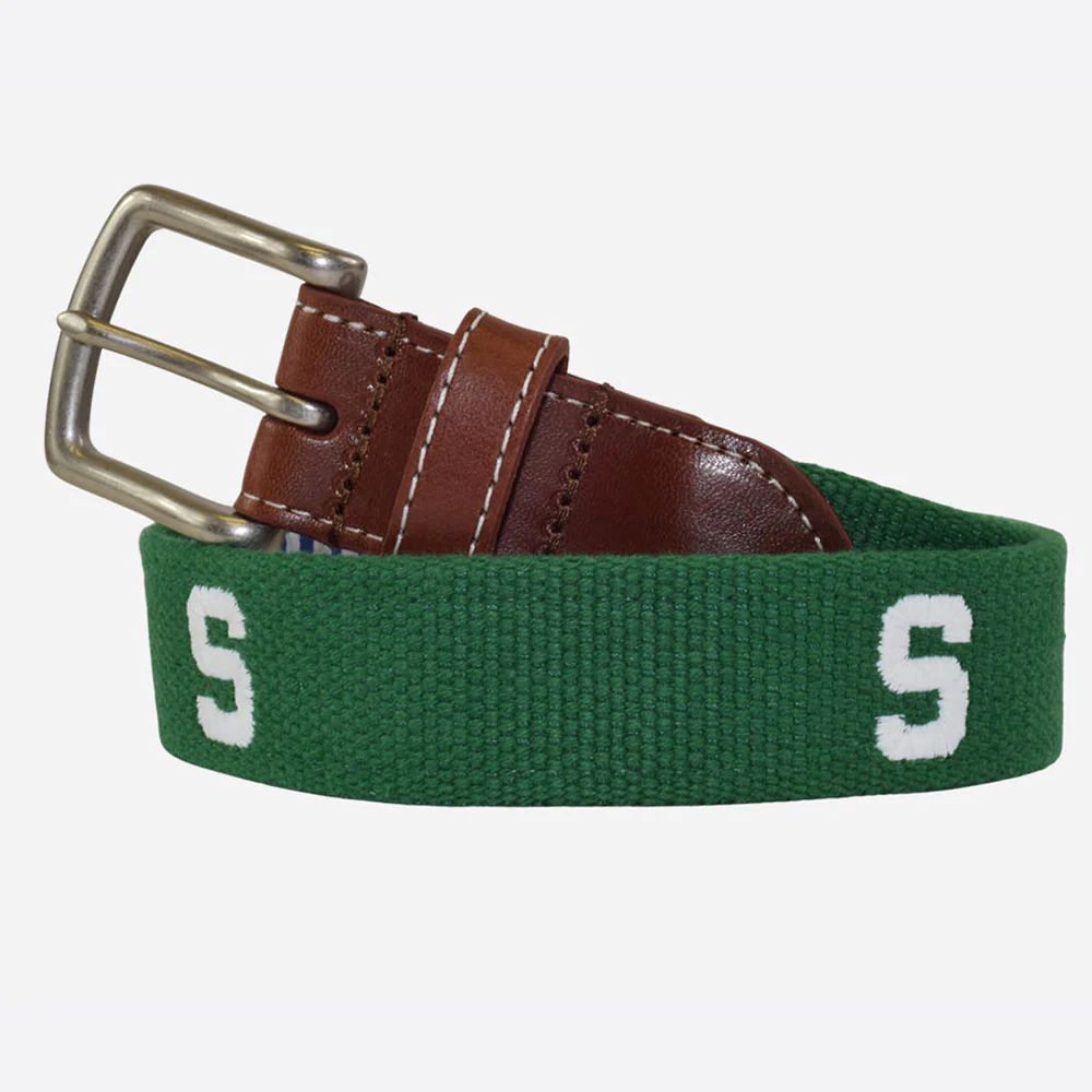 The Peter Millar Michigan State University Belt