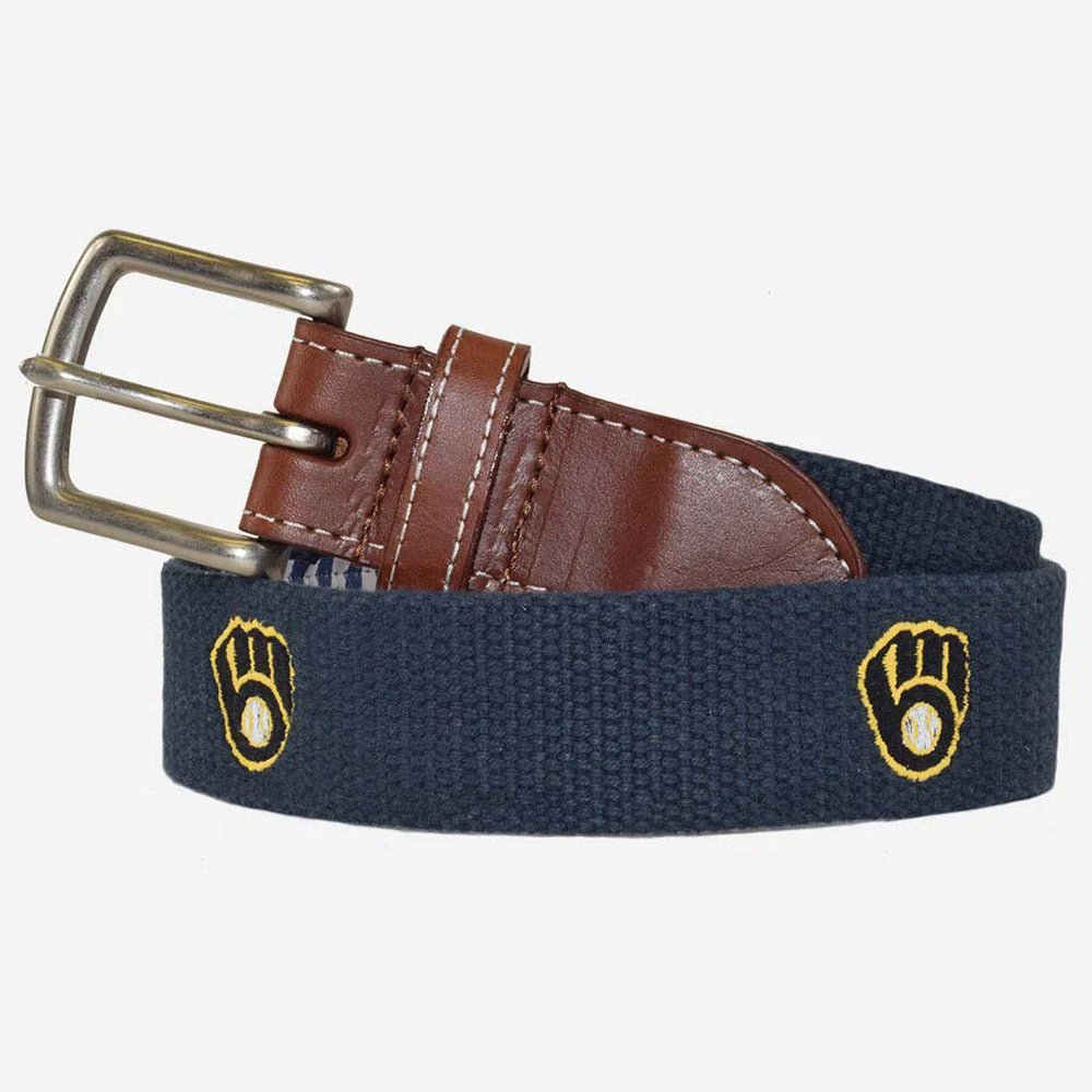 The Peter Millar Milwaukee Brewers Belt