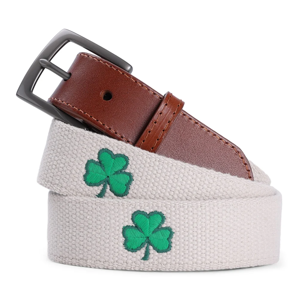 The Shamrock - Embroidered Imperial Belt