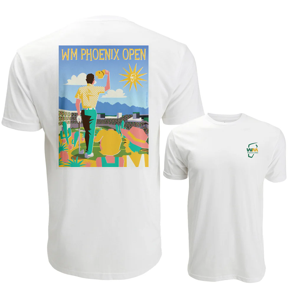 The WM Phoenix Open Poster T-Shirt by Lee Wybranski