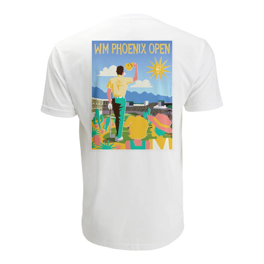 The WM Phoenix Open Poster T-Shirt by Lee Wybranski - Image 4