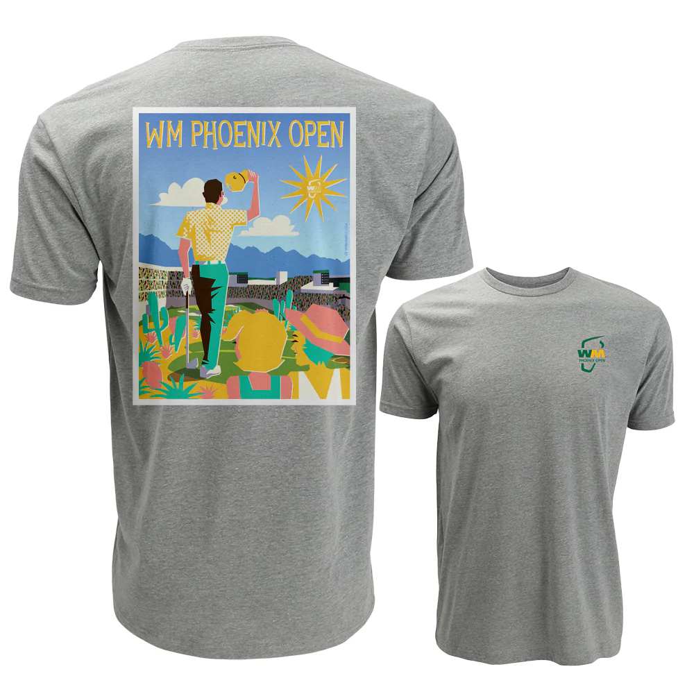 The WM Phoenix Open Poster T-Shirt by Lee Wybranski - Image 5
