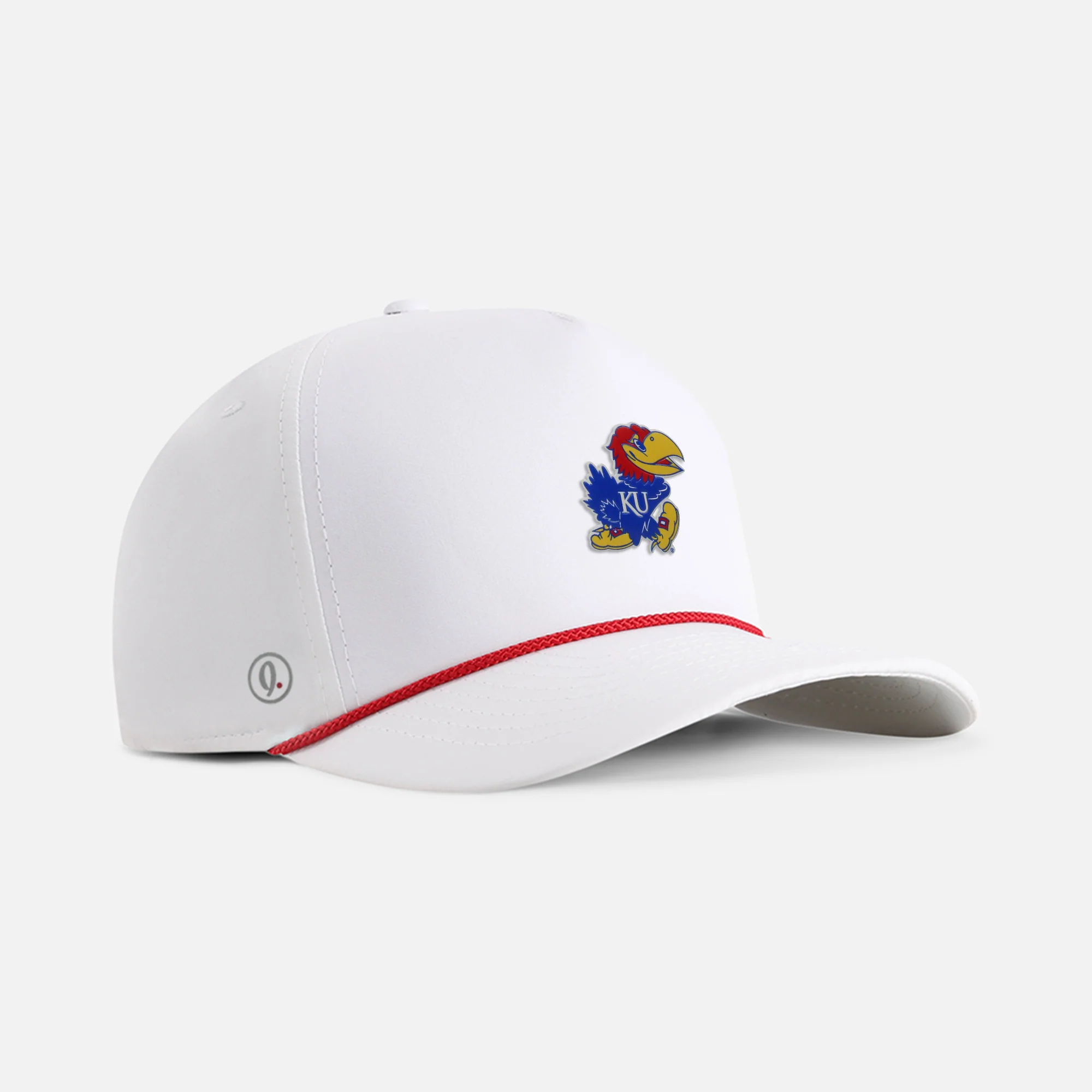 University of Kansas "Jayhawk 3D Patch" 5-Panel Performance Rope Hat - Image 5