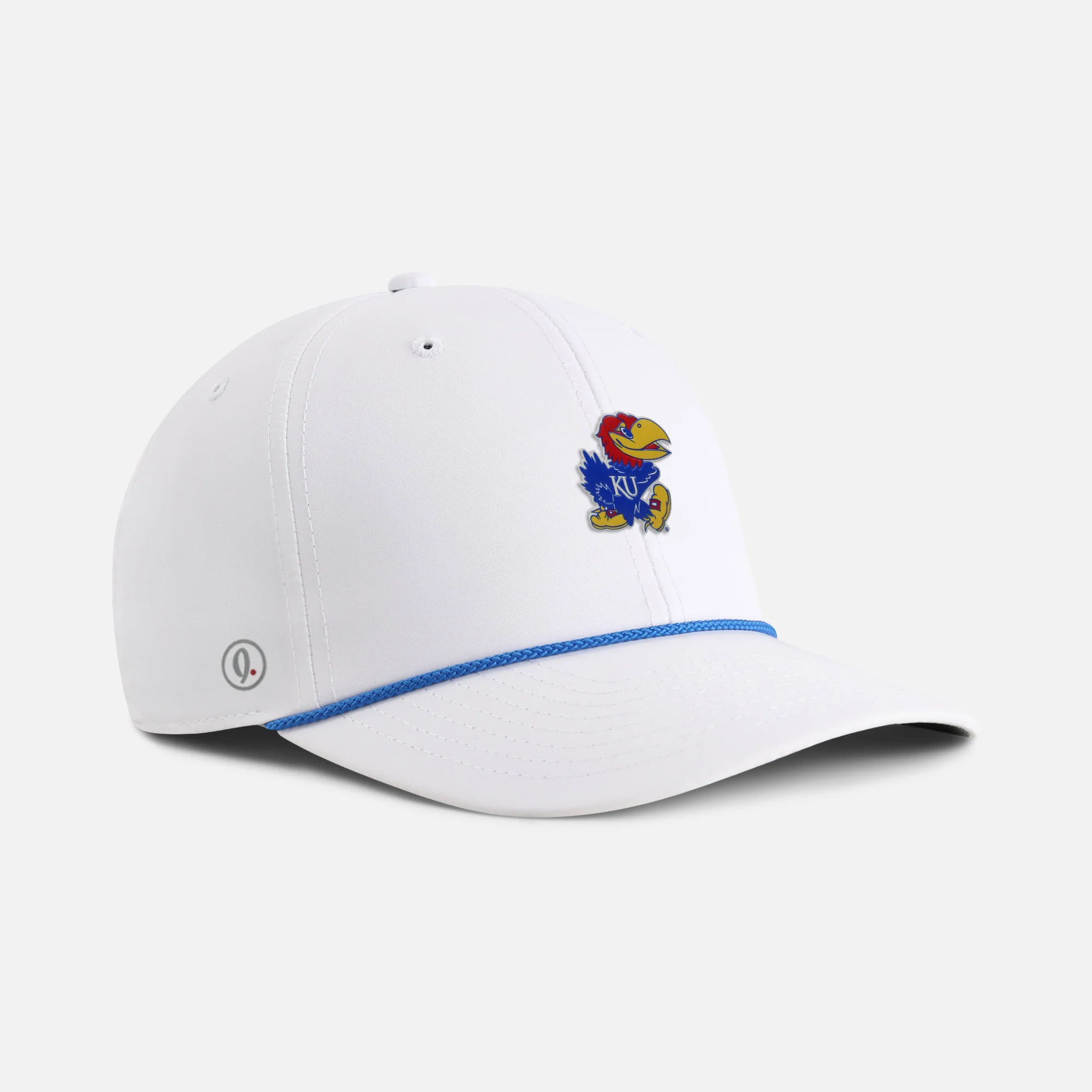 University of Kansas "Jayhawk 3D Patch" 6-Panel Performance Rope Hat