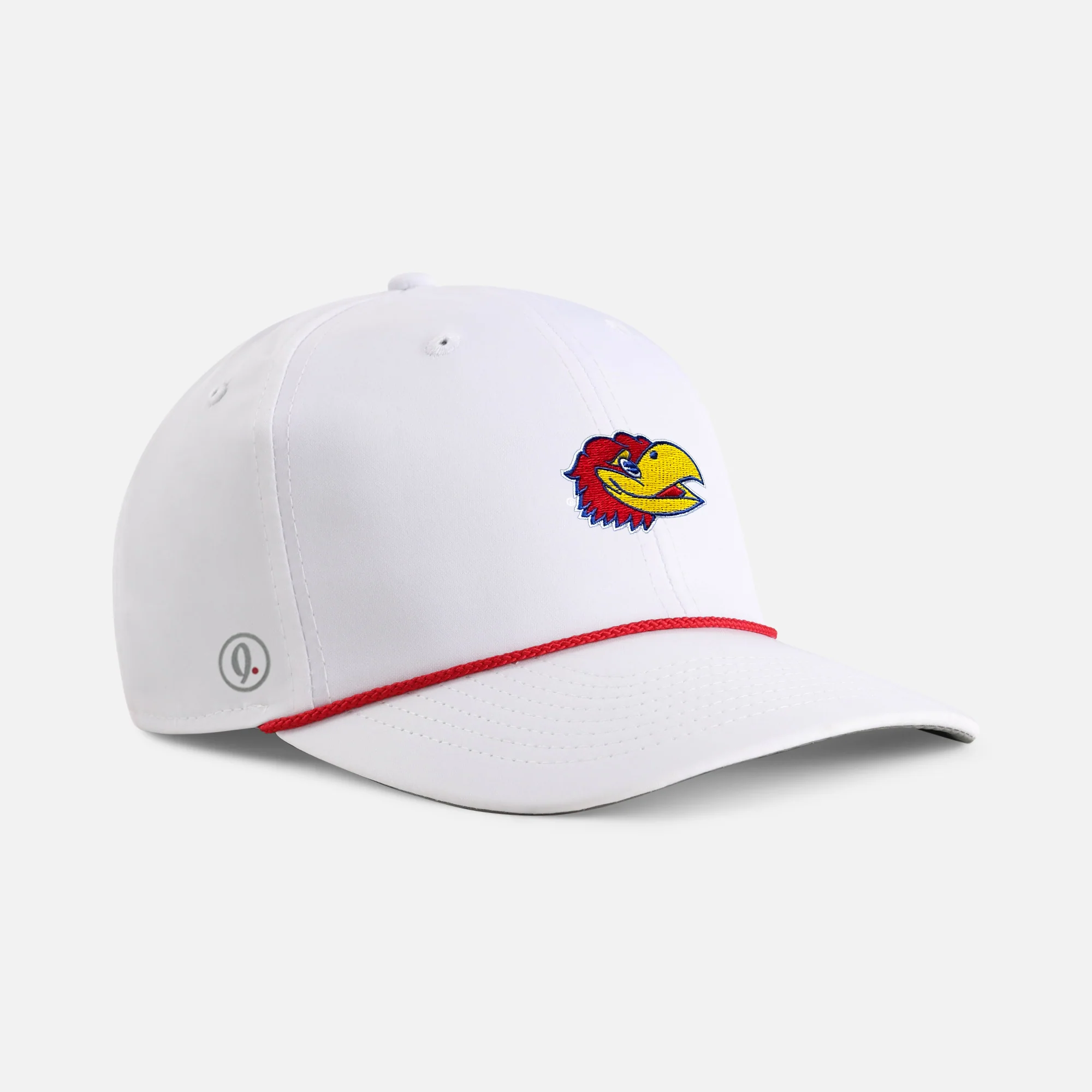 University of Kansas "Jayhawk Head" 6-Panel Performance Rope Hat
