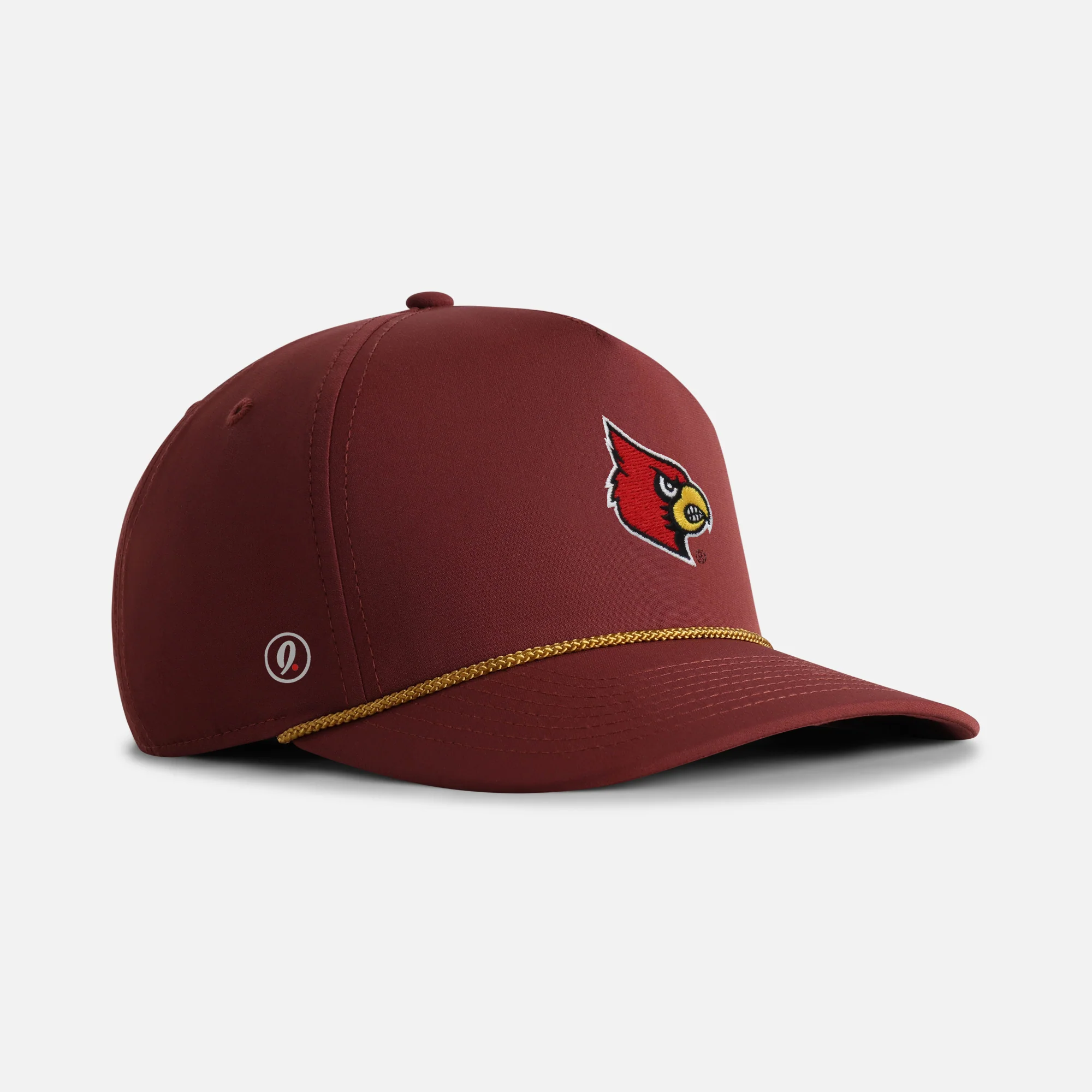 University of Louisville "Cardinal Head" 5-Panel Performance Rope Hat - Image 9